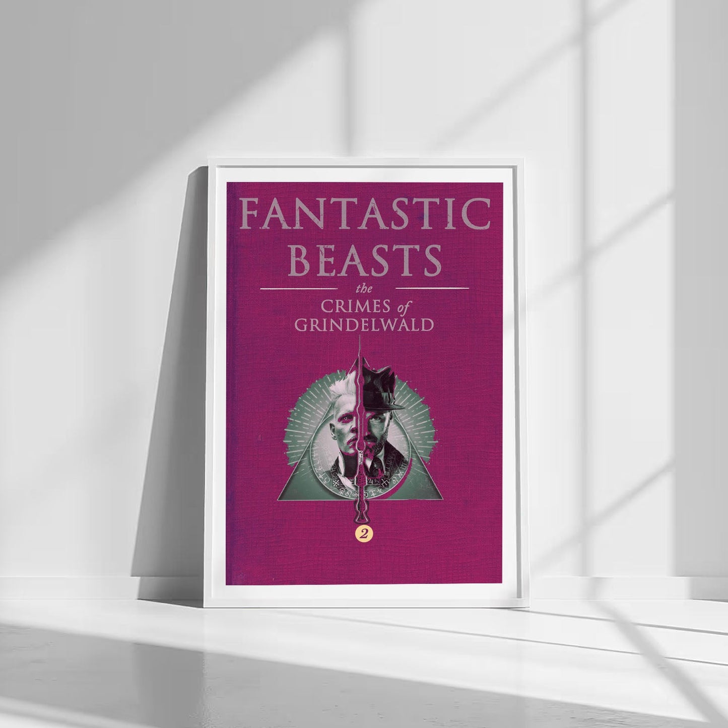 Flex Designs Poster Fantastic Beasts The Crimes of Grindelwald Bookcover 8 x 10" Home Goods - Movie 2018 Movie Poster