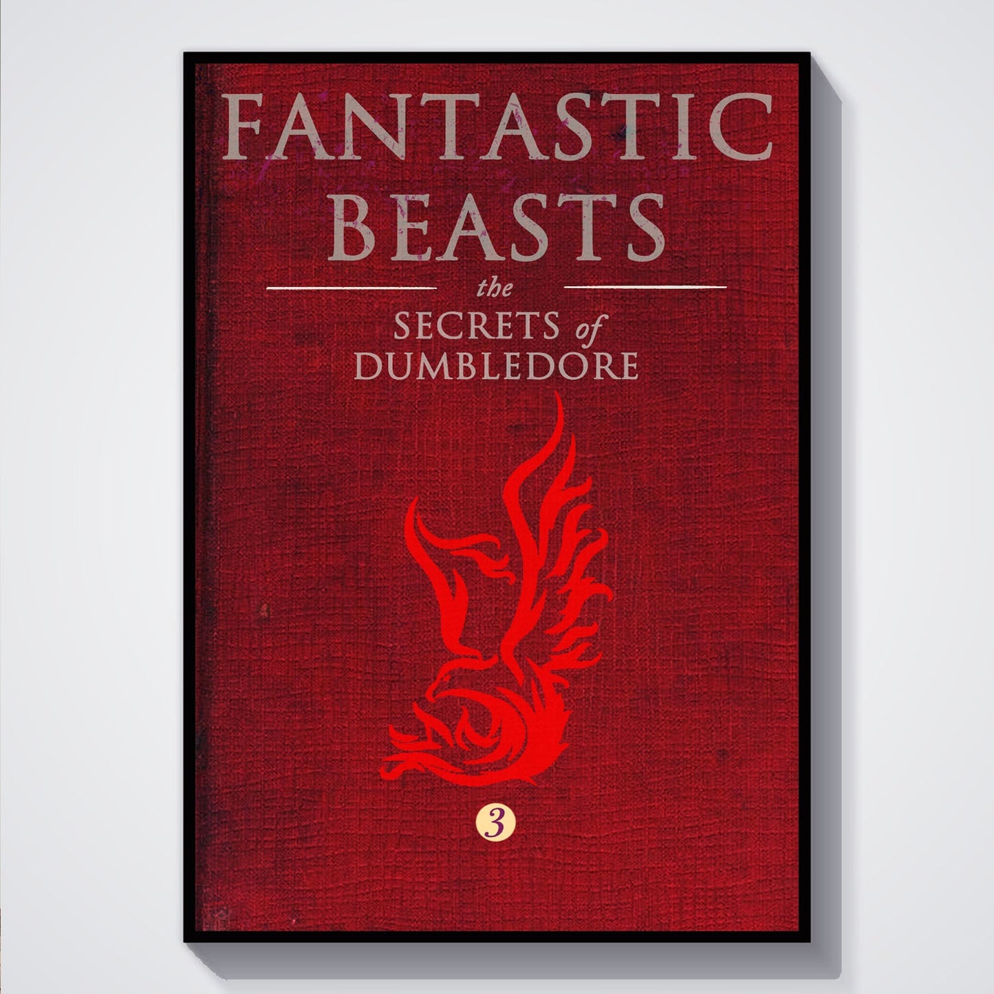 Flex Designs Poster Fantastic Beasts The Secrets of Dumbledore Bookcover 5 x 7" Home Goods - Movie 2022 Movie Poster