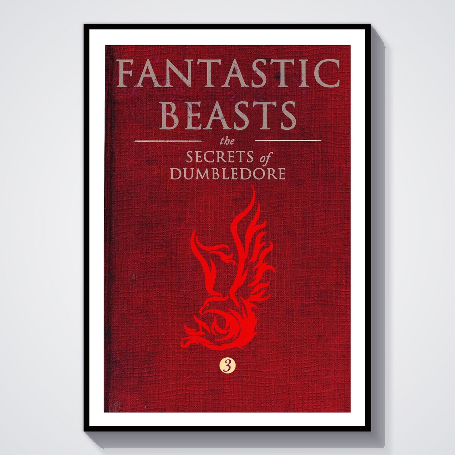 Flex Designs Poster Fantastic Beasts The Secrets of Dumbledore Bookcover 8 x 10" Home Goods - Movie 2022 Movie Poster