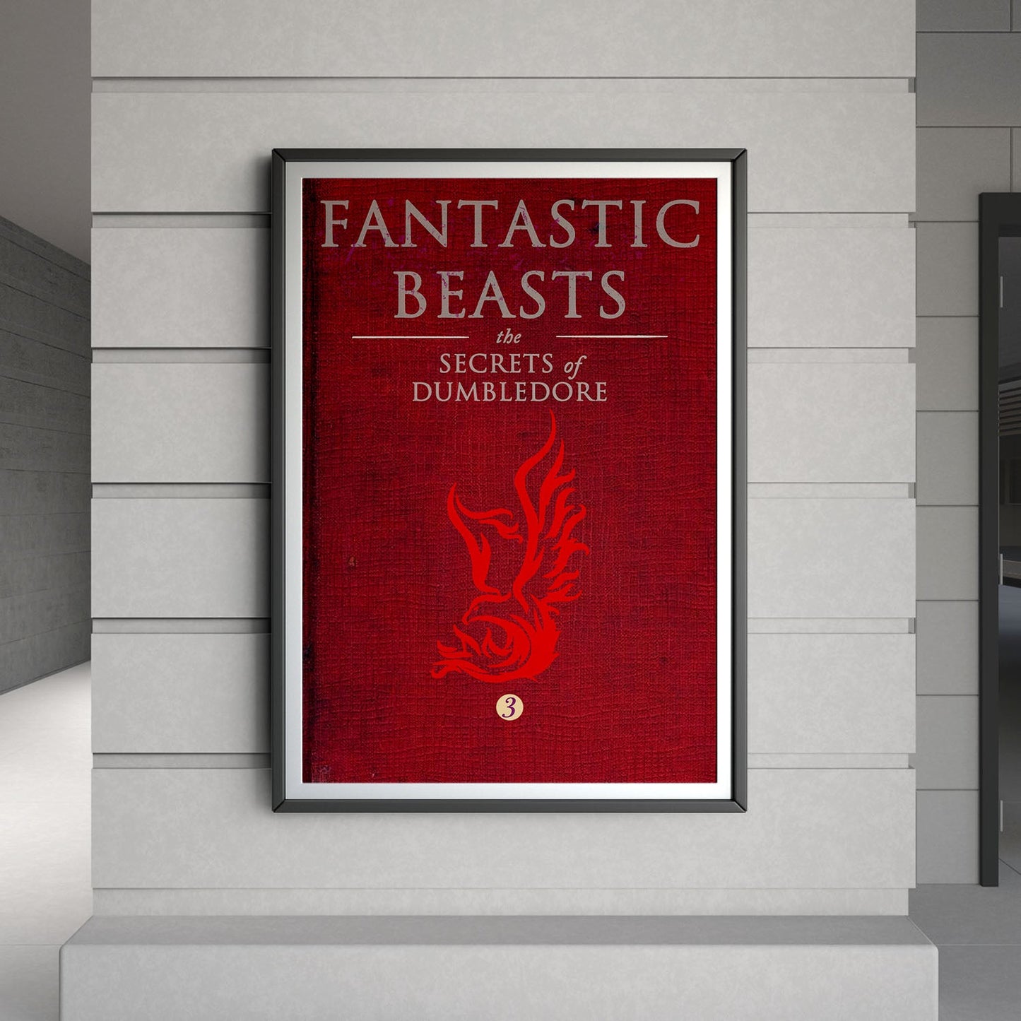 Flex Designs Poster Fantastic Beasts The Secrets of Dumbledore Bookcover 8 x 10" Home Goods - Movie 2022 Movie Poster