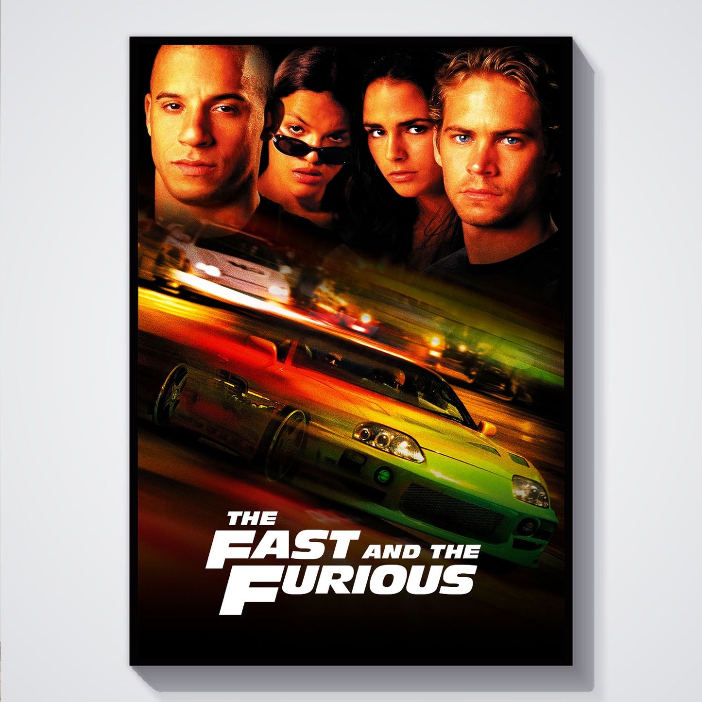 Flex Designs Poster The Fast and the Furious Classic 5 x 7" Home Goods - Movie 2001 Movie Poster