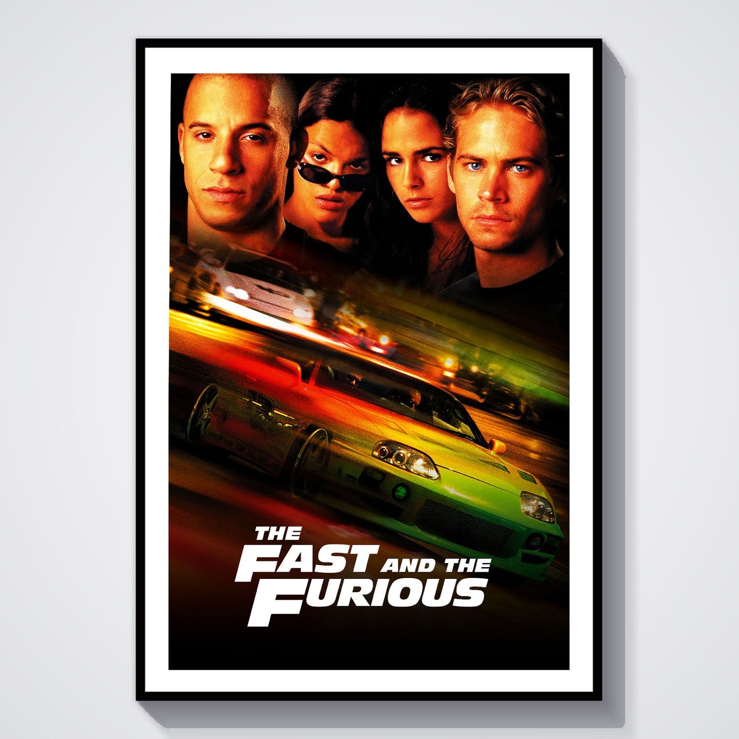 Flex Designs Poster The Fast and the Furious Classic 8 x 10" Home Goods - Movie 2001 Movie Poster