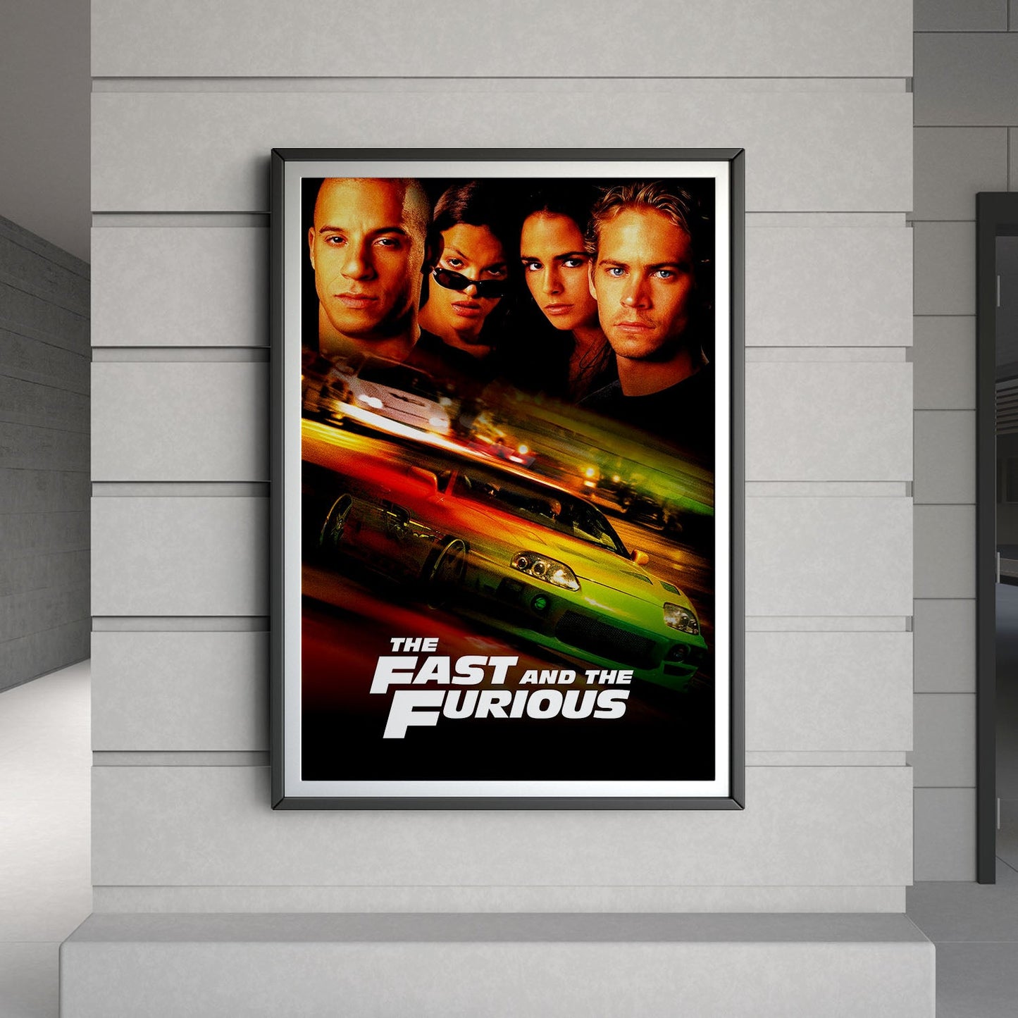 Flex Designs Poster The Fast and the Furious Classic 8 x 10" Home Goods - Movie 2001 Movie Poster