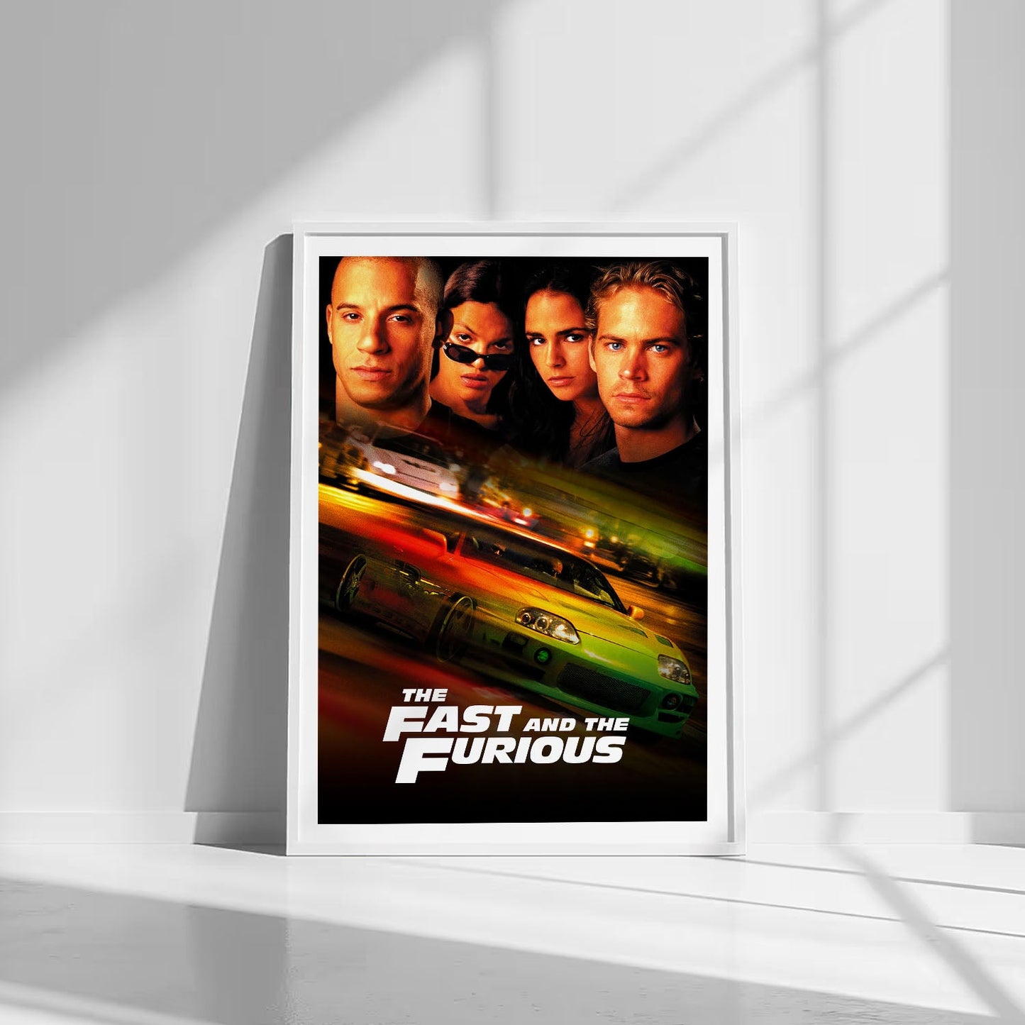Flex Designs Poster The Fast and the Furious Classic 8 x 10" Home Goods - Movie 2001 Movie Poster