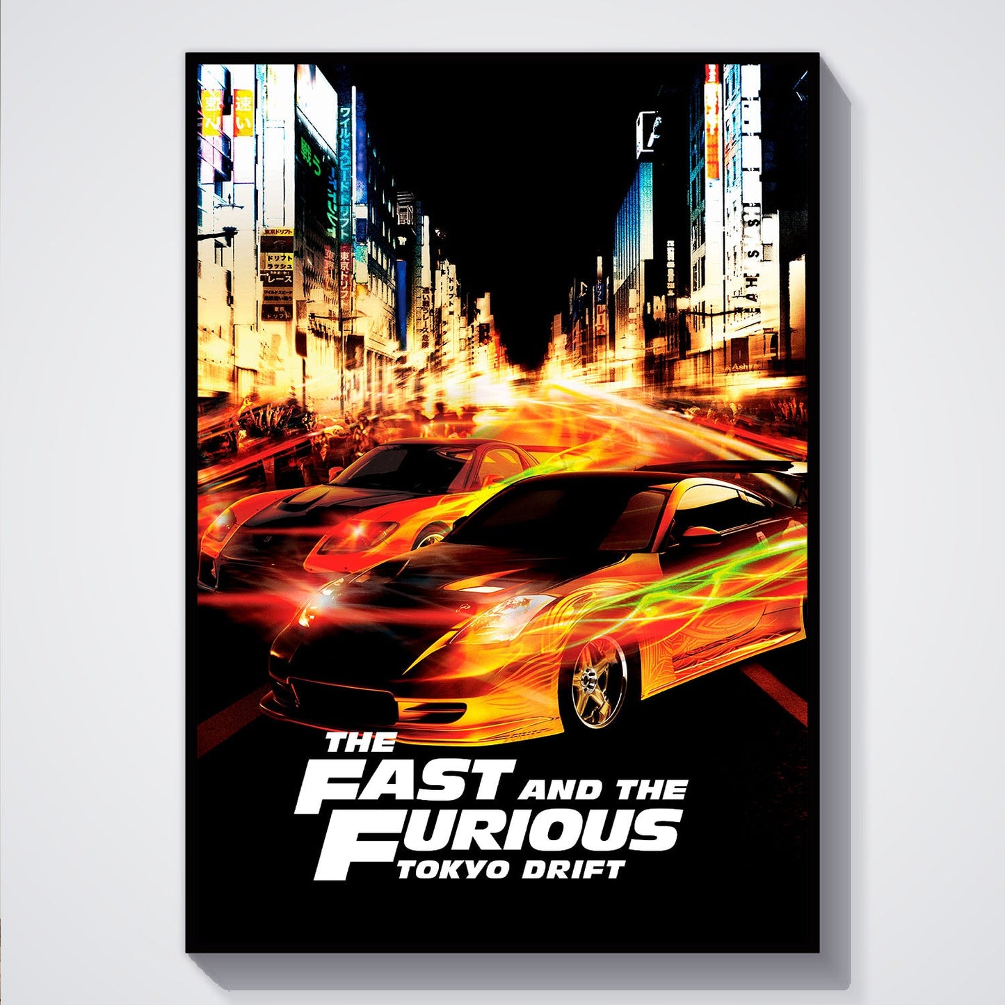 Flex Designs Poster The Fast and the Furious Tokyo Drift Classic 5 x 7" Home Goods - Movie 2006 Movie Poster