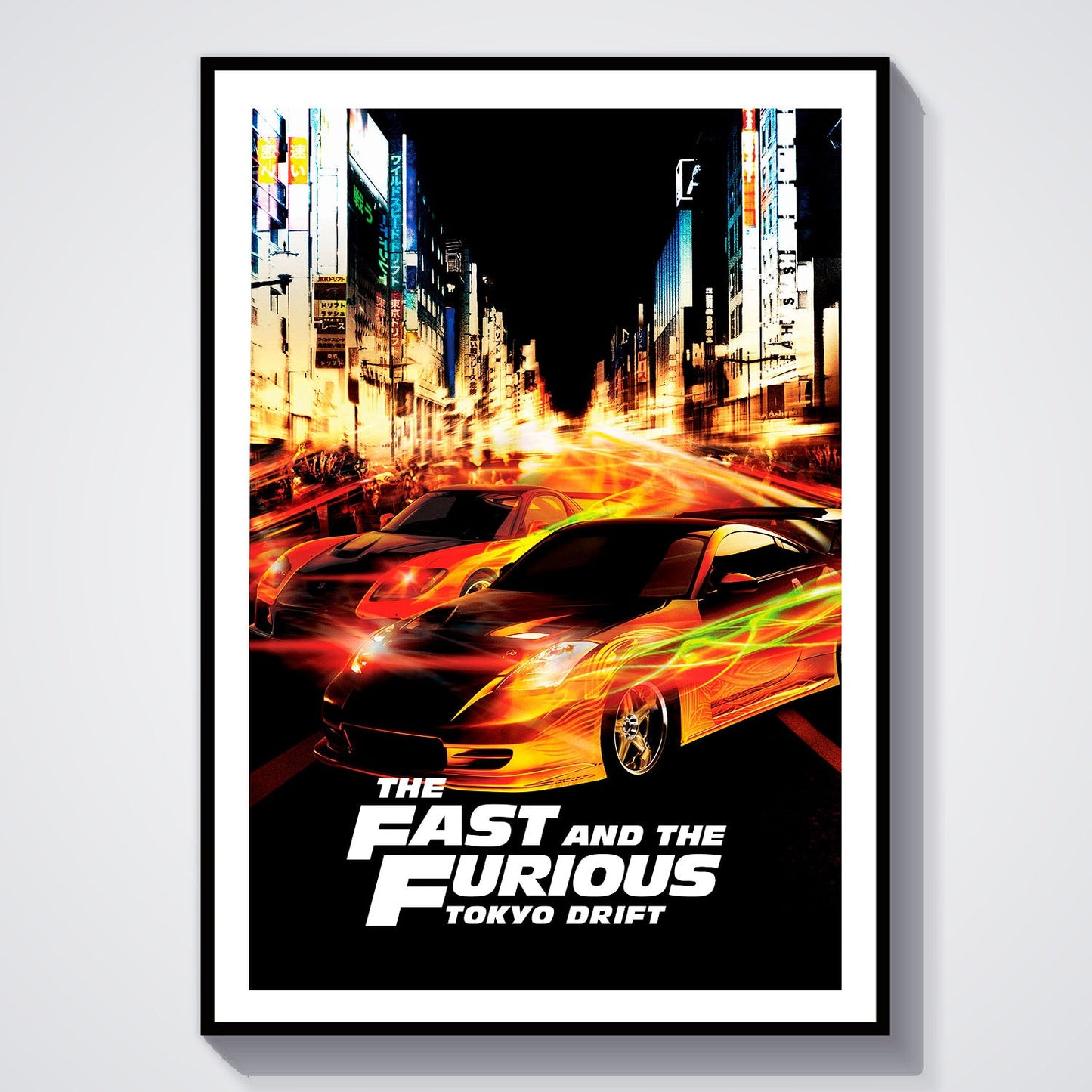Flex Designs Poster The Fast and the Furious Tokyo Drift Classic 8 x 10" Home Goods - Movie 2006 Movie Poster