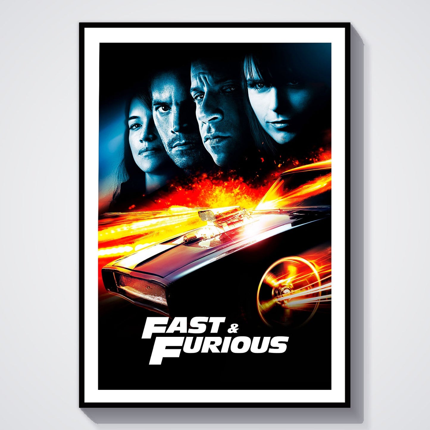 Flex Designs Poster Fast Furious Classic 8 x 10" Home Goods - Movie 2009 Movie Poster