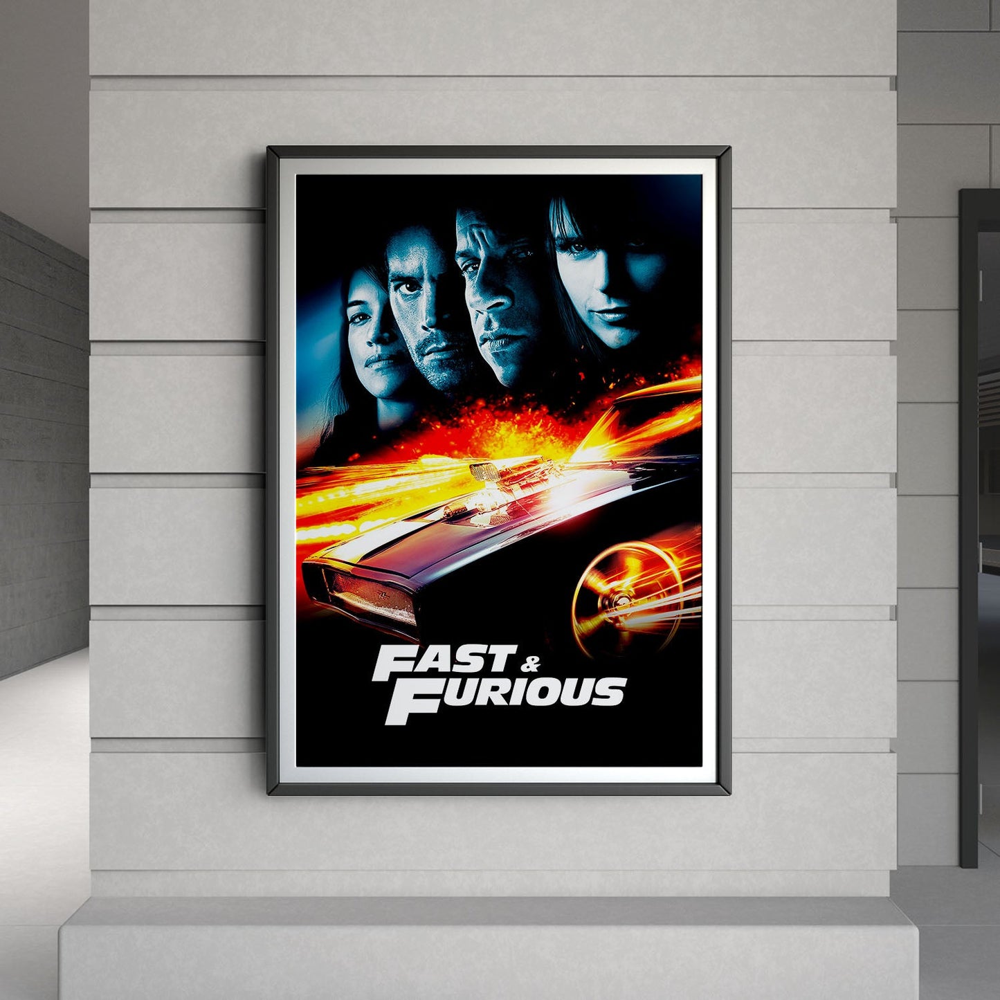Flex Designs Poster Fast Furious Classic 8 x 10" Home Goods - Movie 2009 Movie Poster
