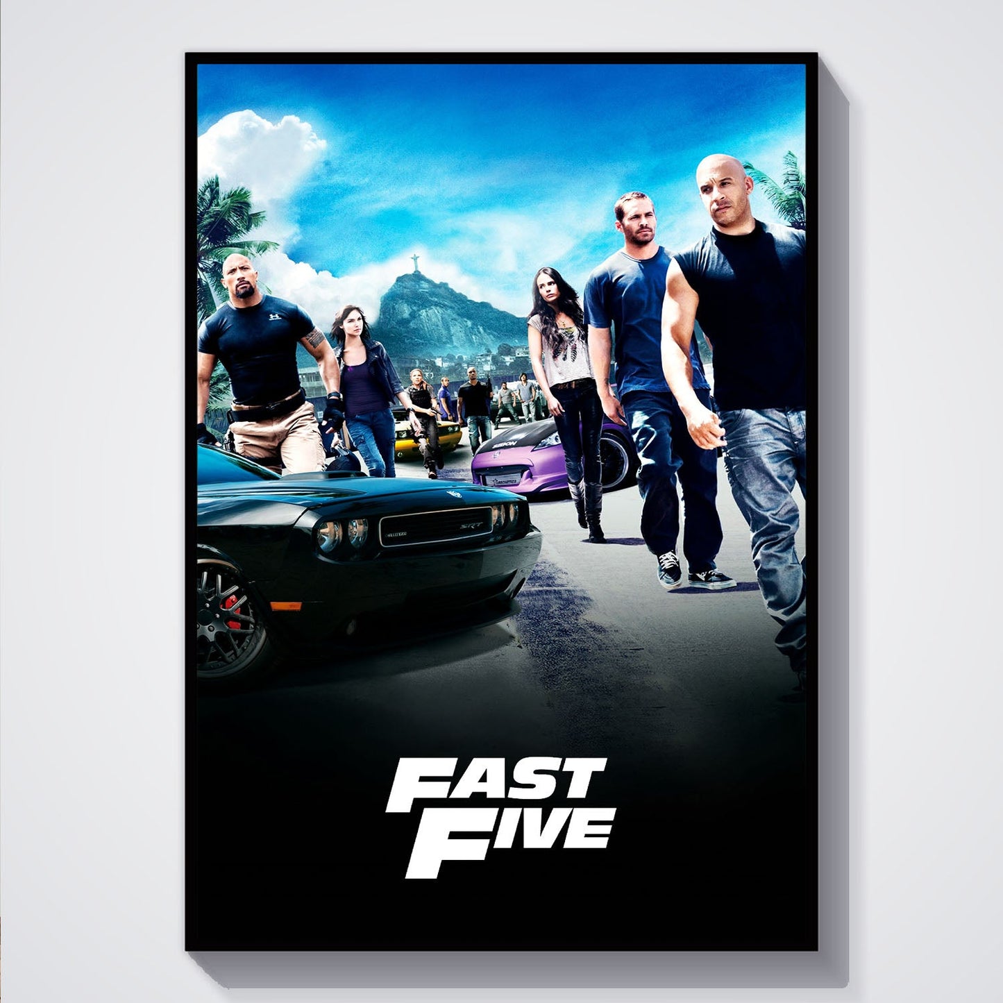 Flex Designs Poster Fast Five Classic 5 x 7" Home Goods - Movie 2011 Movie Poster