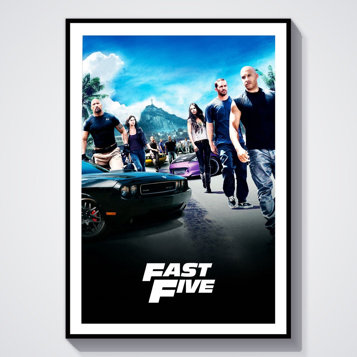 Flex Designs Poster Fast Five Classic 8 x 10" Home Goods - Movie 2011 Movie Poster