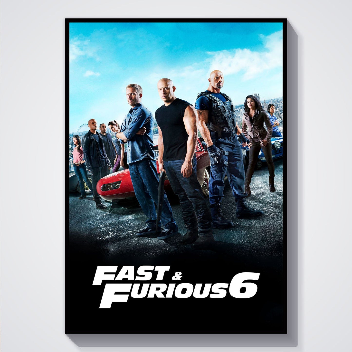 Flex Designs Poster Fast Furious 6 Classic 5 x 7" Home Goods - Movie 2013 Movie Poster