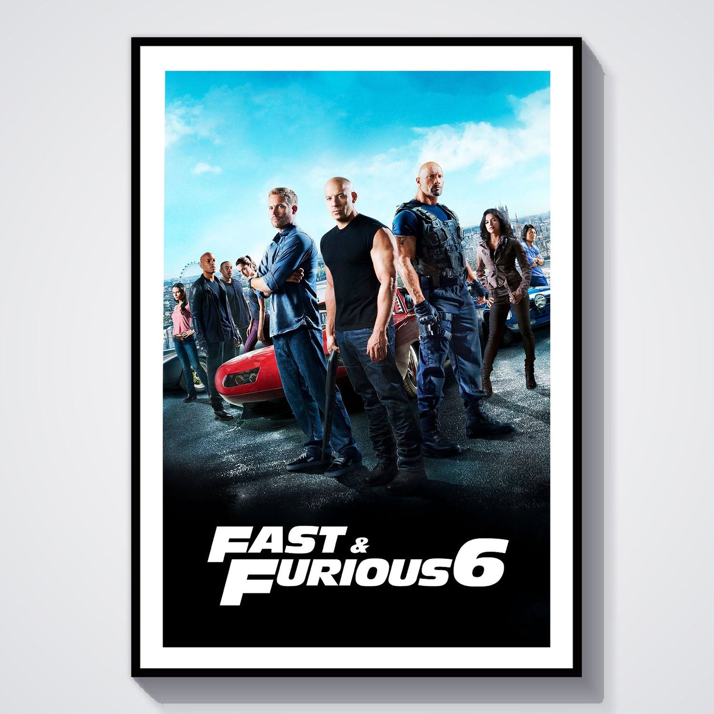 Flex Designs Poster Fast Furious 6 Classic 8 x 10" Home Goods - Movie 2013 Movie Poster