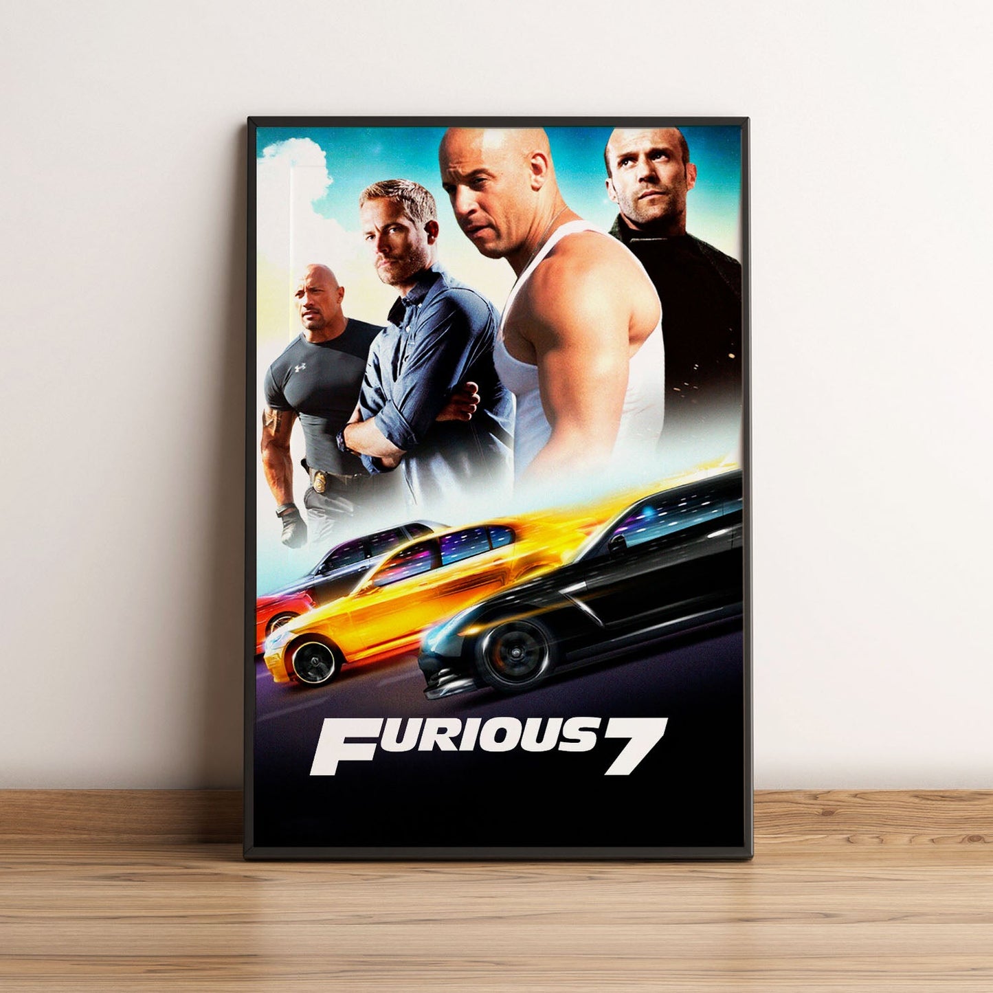 Flex Designs Poster Furious 7 Classic 5 x 7" Home Goods - Movie 2015 Movie Poster