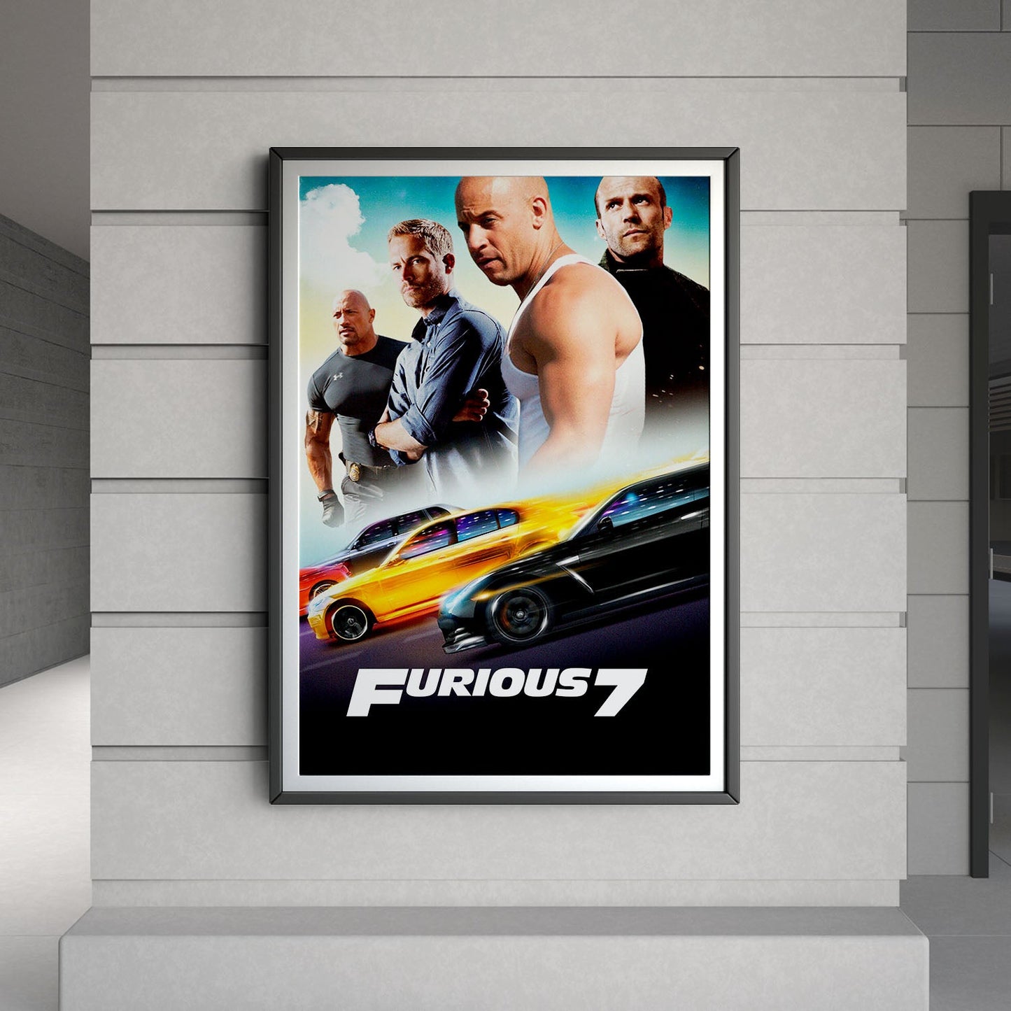 Flex Designs Poster Furious 7 Classic 8 x 10" Home Goods - Movie 2015 Movie Poster