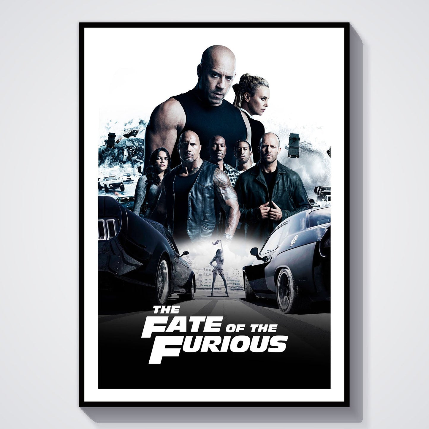 Flex Designs Poster The Fate of the Furious Classic 8 x 10" Home Goods - Movie 2017 Movie Poster