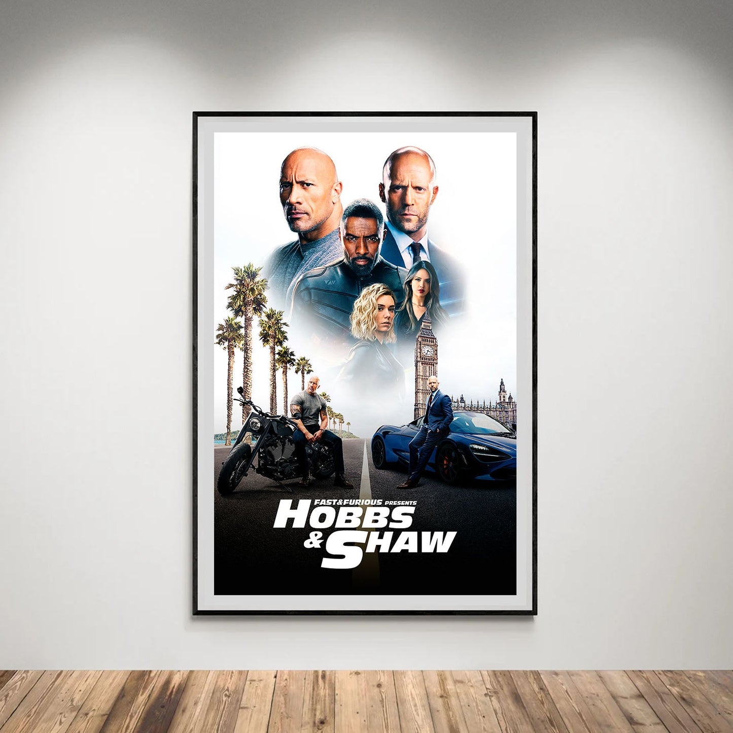 Flex Designs Poster Fast Furious Presents Hobbs Shaw Classic 5 x 7" Home Goods - Movie 2019 Movie Poster