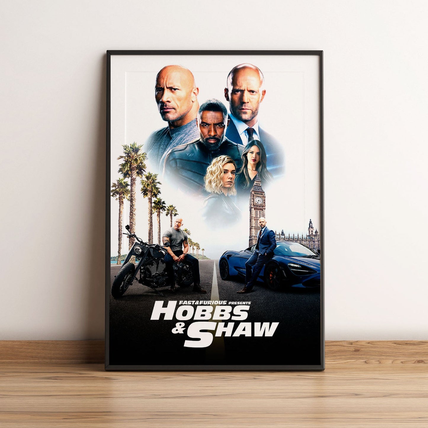 Flex Designs Poster Fast Furious Presents Hobbs Shaw Classic 5 x 7" Home Goods - Movie 2019 Movie Poster
