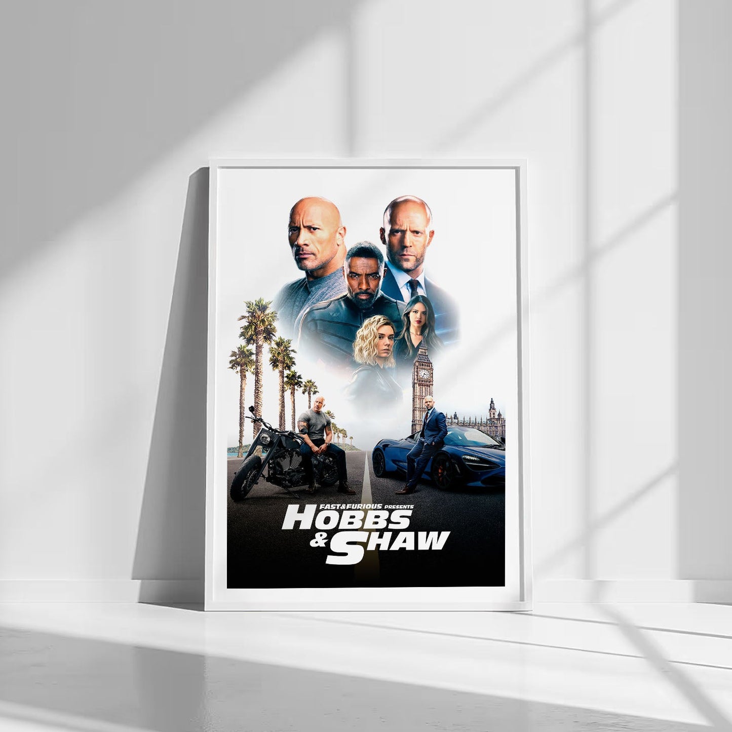 Flex Designs Poster Fast Furious Presents Hobbs Shaw Classic 8 x 10" Home Goods - Movie 2019 Movie Poster