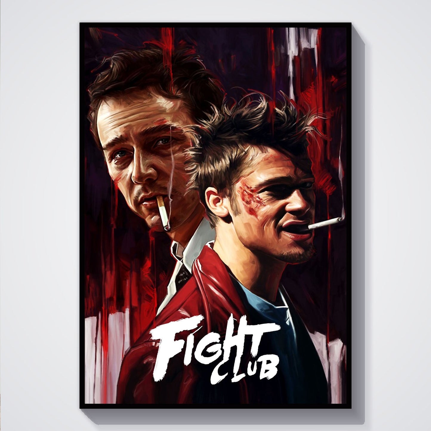 Flex Designs Poster Fight Club Cinematic 5 x 7" Home Goods - Movie 1999 Movie Poster