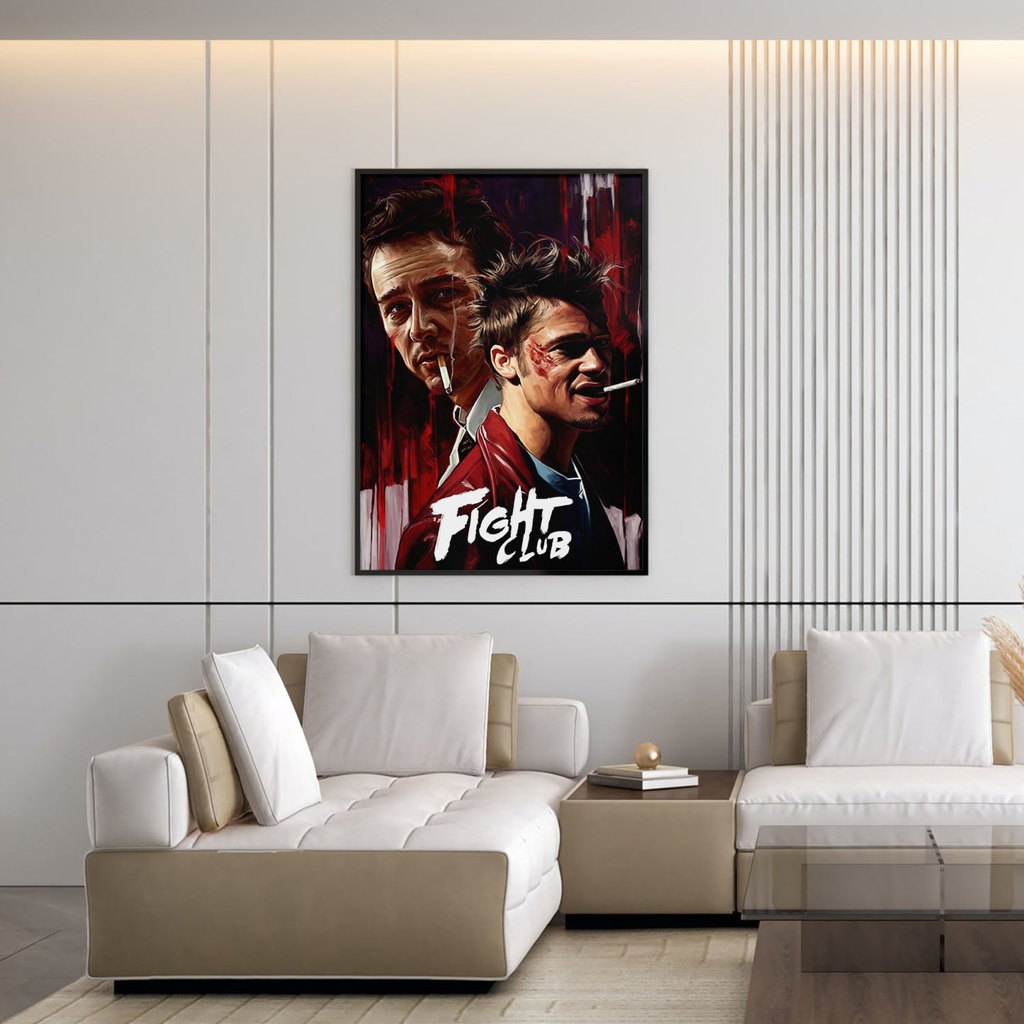 Flex Designs Poster Fight Club Cinematic 5 x 7" Home Goods - Movie 1999 Movie Poster