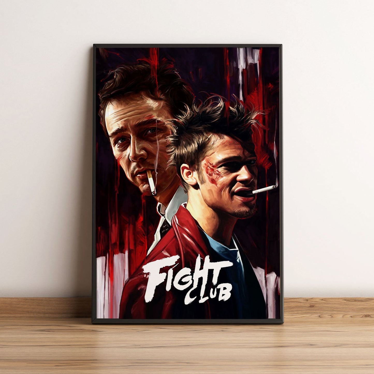 Flex Designs Poster Fight Club Cinematic 5 x 7" Home Goods - Movie 1999 Movie Poster