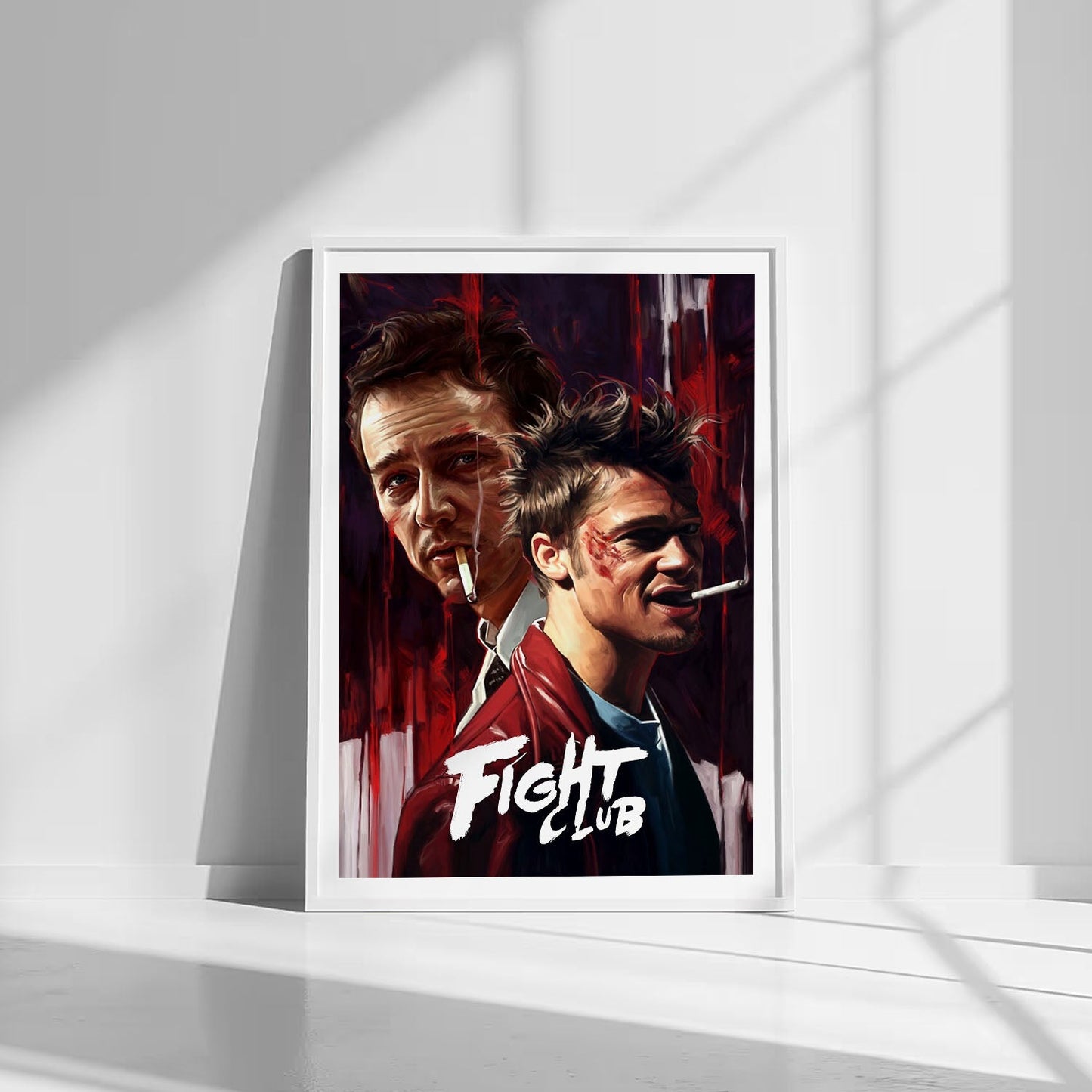 Flex Designs Poster Fight Club Cinematic 8 x 10" Home Goods - Movie 1999 Movie Poster