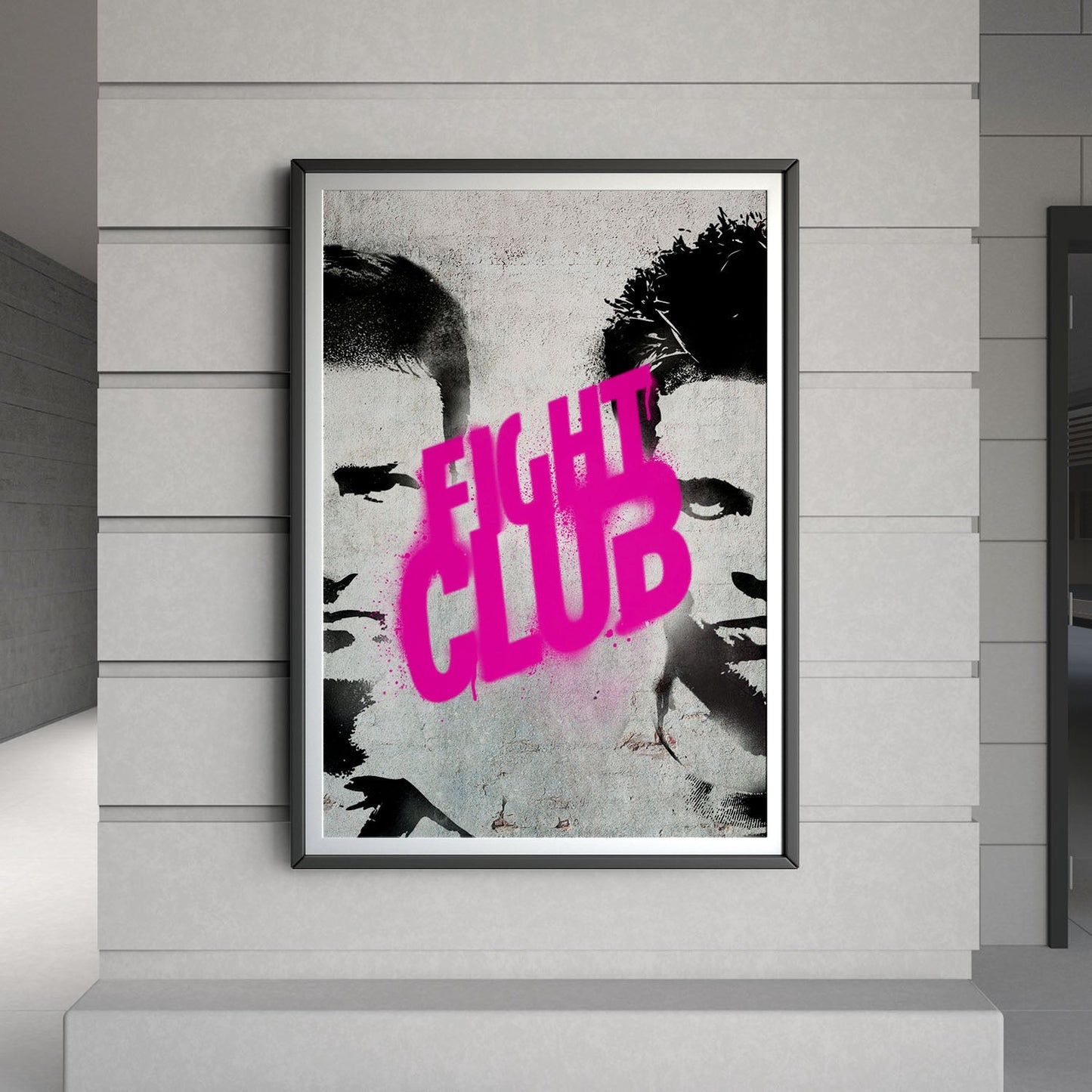 Flex Designs Poster Fight Club Theatrical 8 x 10" Home Goods - Movie 1999 Movie Poster