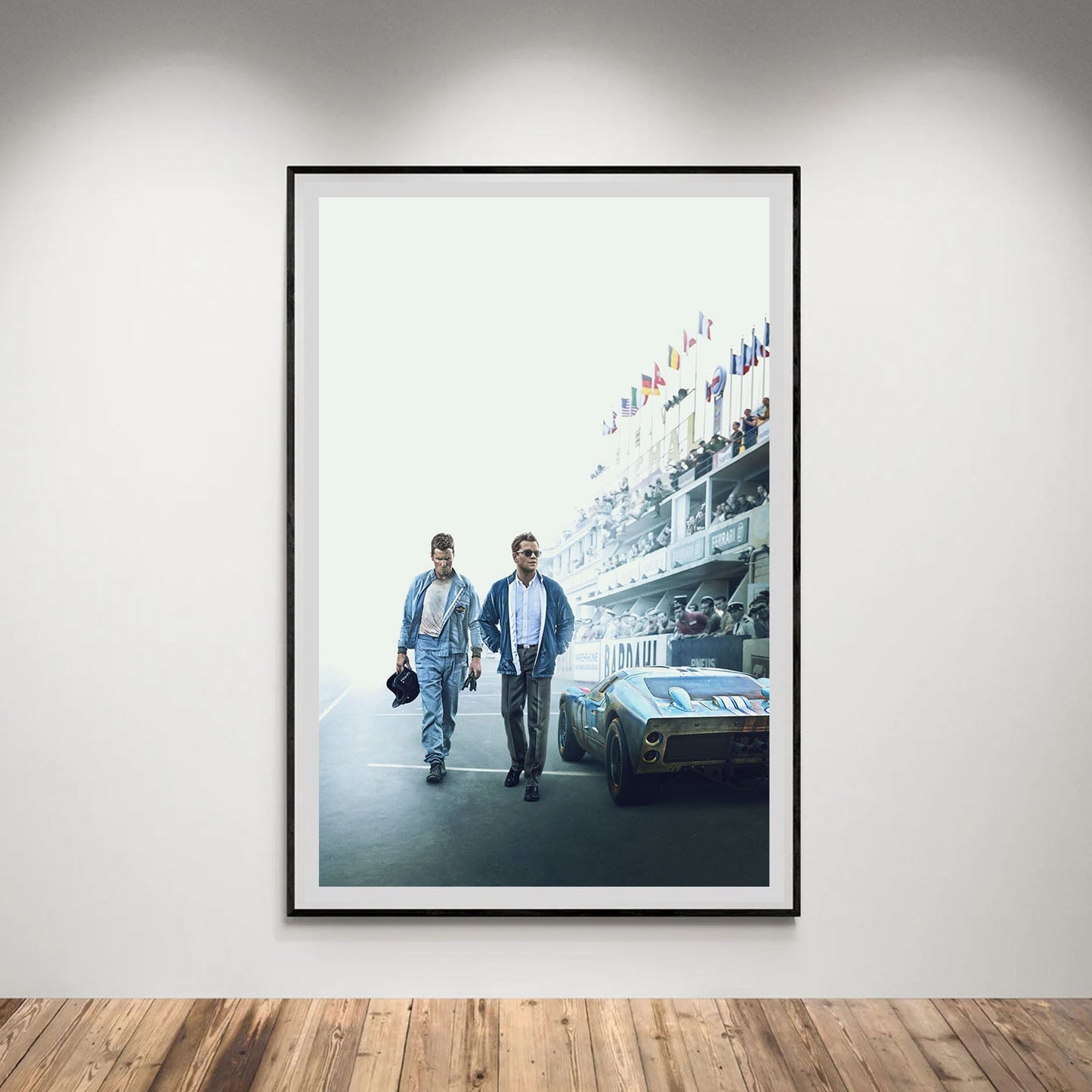 Flex Designs Poster Ford v Ferrari Key Art 5 x 7" Home Goods - Movie 2019 Movie Poster