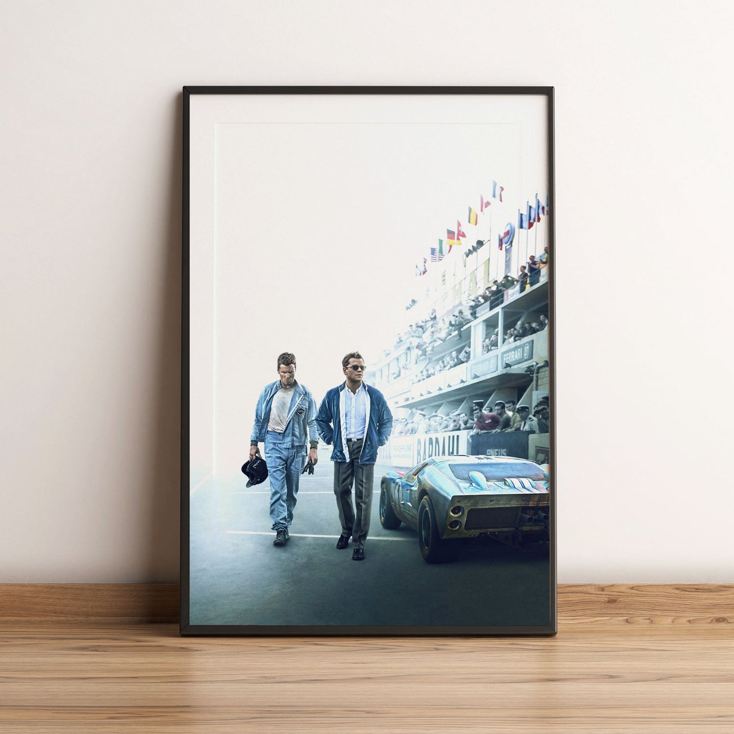 Flex Designs Poster Ford v Ferrari Key Art 5 x 7" Home Goods - Movie 2019 Movie Poster