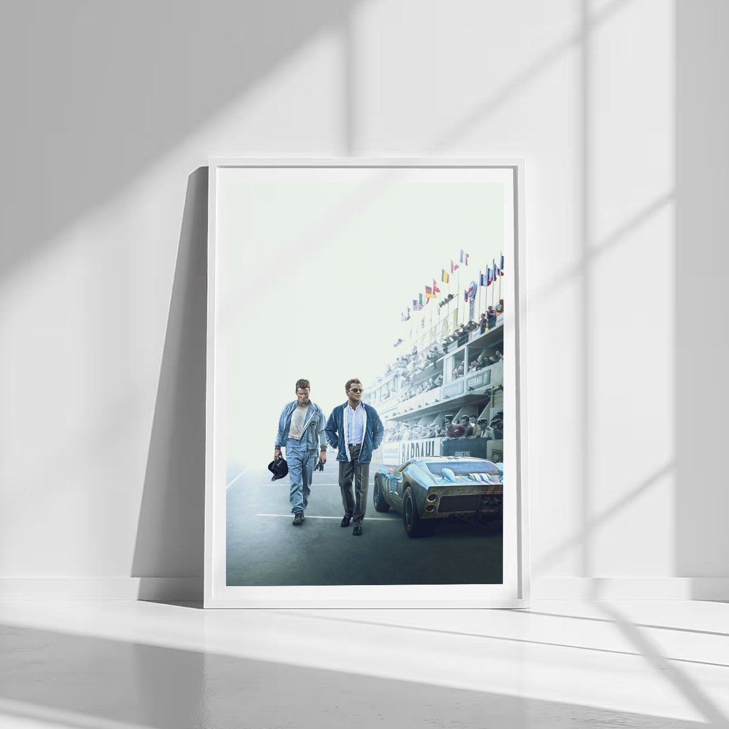 Flex Designs Poster Ford v Ferrari Key Art 8 x 10" Home Goods - Movie 2019 Movie Poster