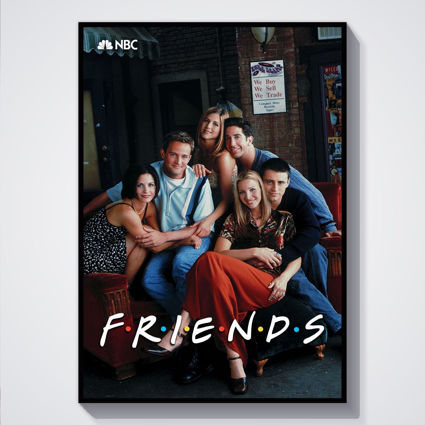 Flex Designs Poster Friends 5 x 7" Home Goods - TV Show 1994 TV Show Poster