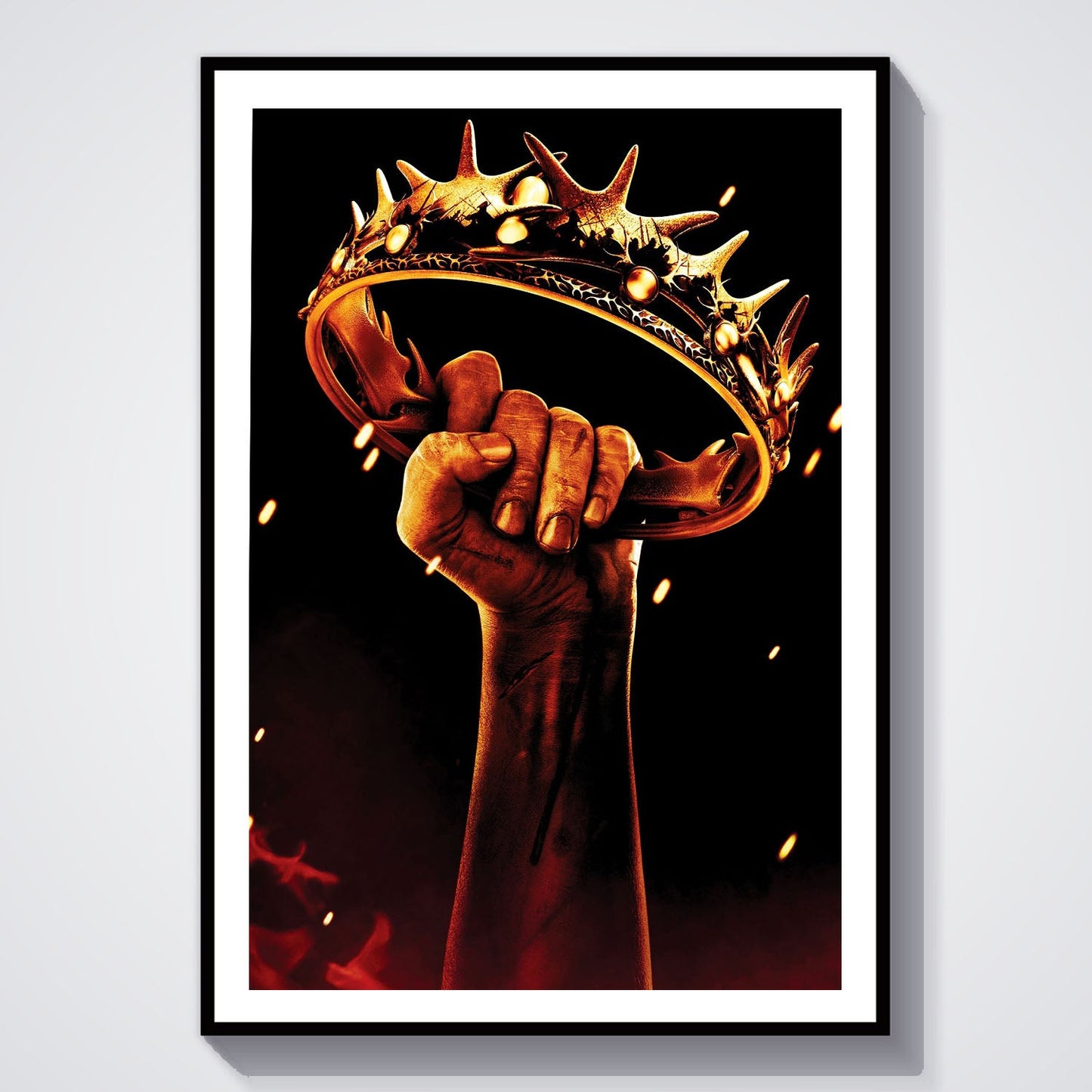 Flex Designs Poster Game of Thrones Crown 8 x 10" Home Goods - TV Show 2011 TV Show Poster