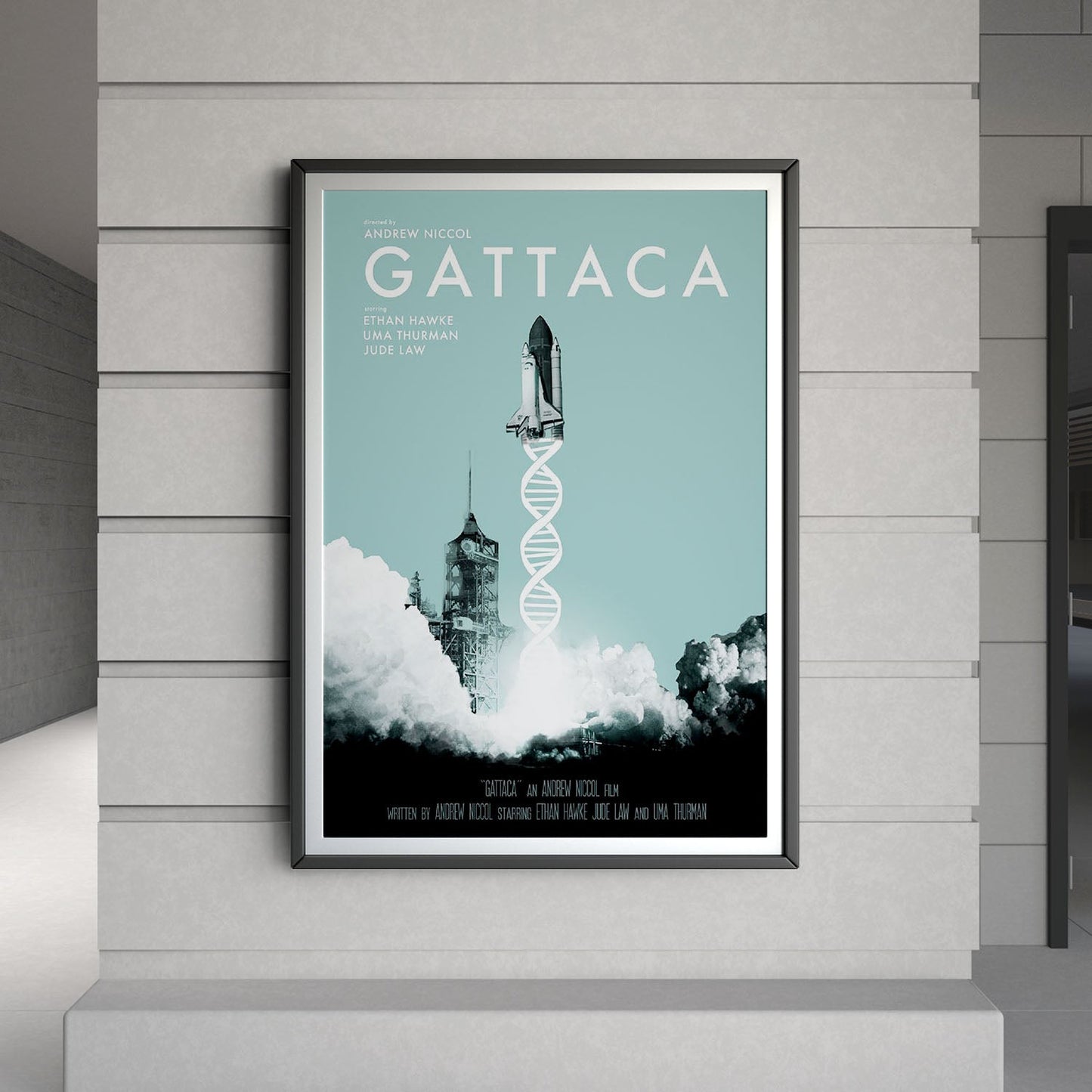 Flex Designs Poster Gattaca 8 x 10" Home Goods - Movie 1997 Movie Poster