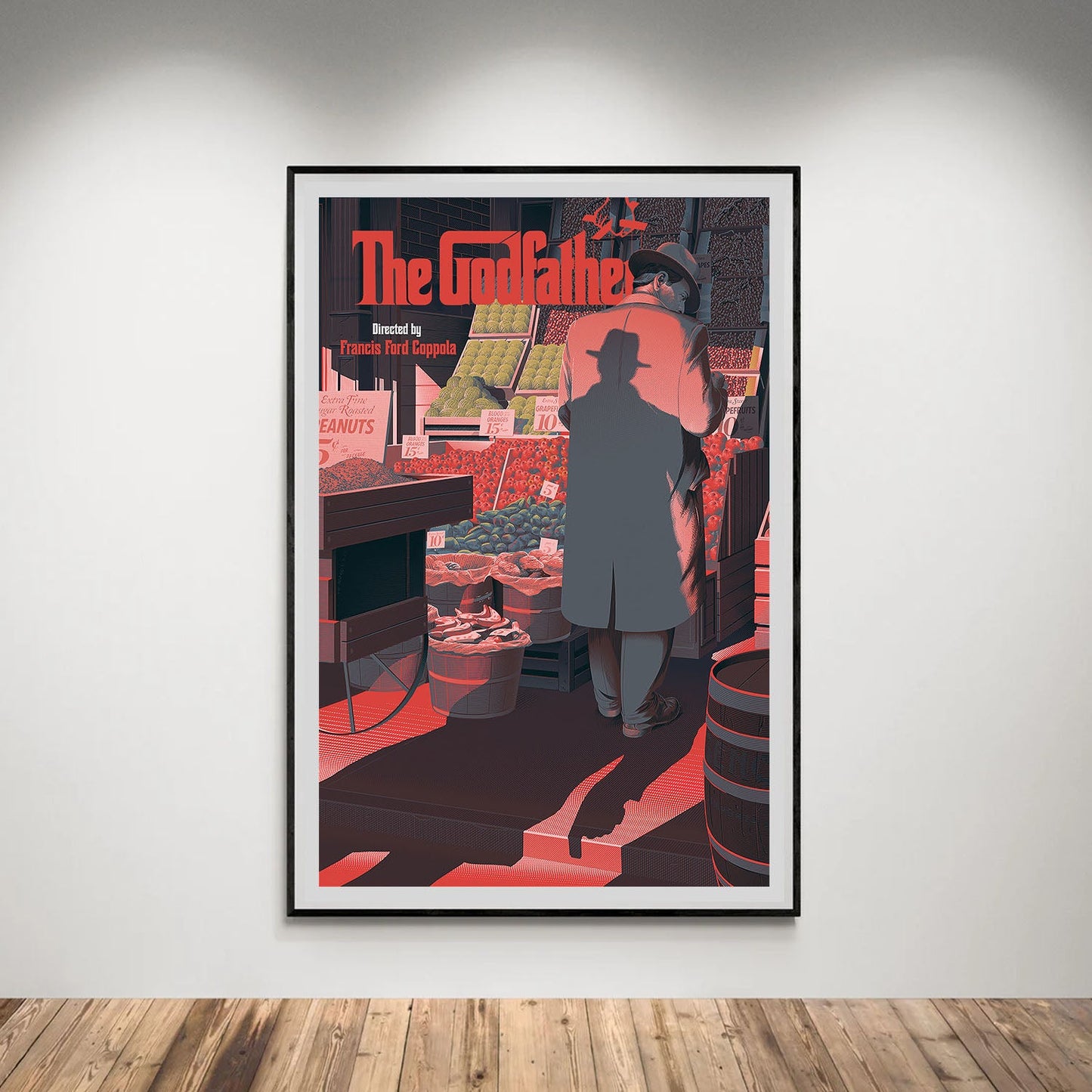 Flex Designs Poster The Godfather Minimalist 5 x 7" Home Goods - Movie 1972 Movie Poster