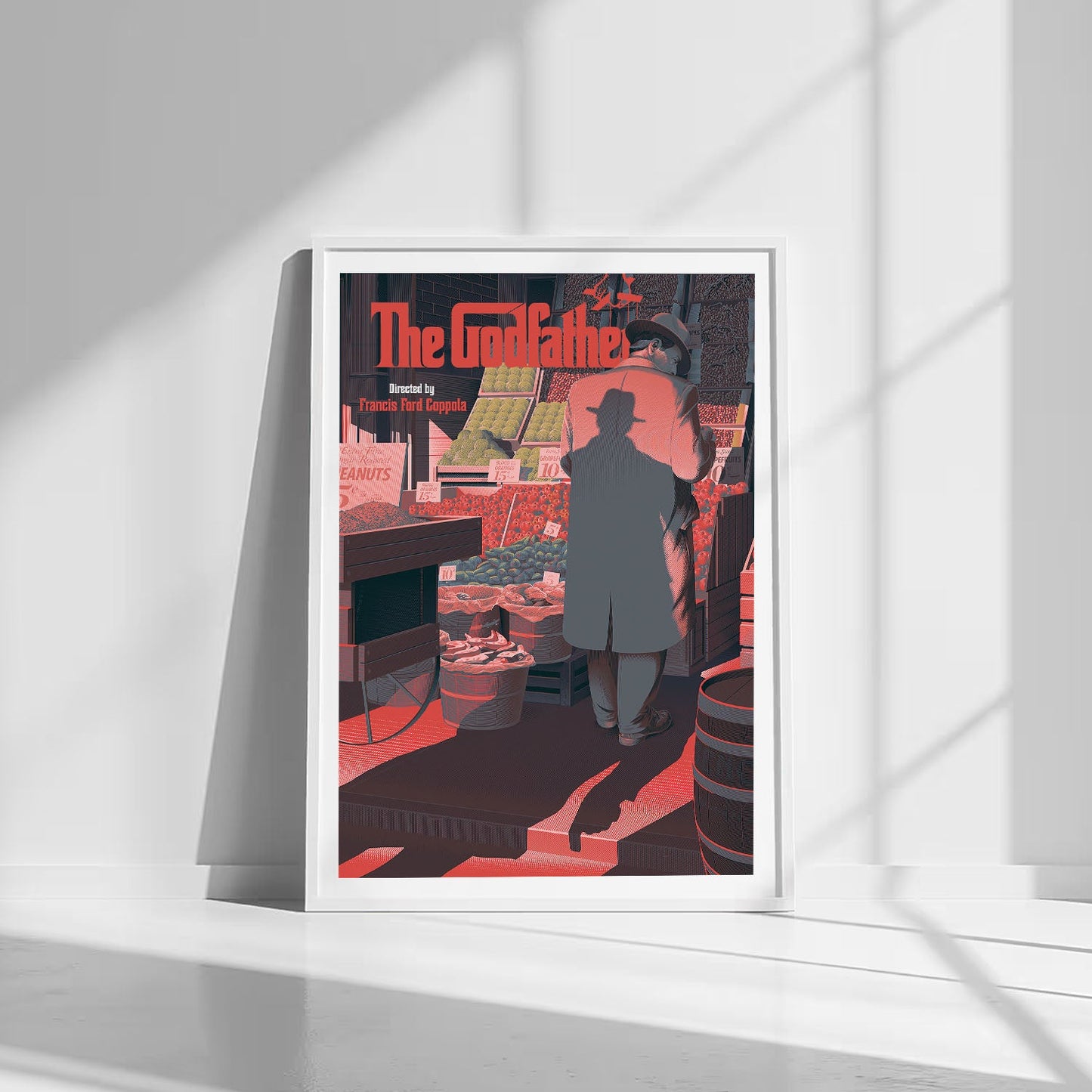 Flex Designs Poster The Godfather Minimalist 8 x 10" Home Goods - Movie 1972 Movie Poster