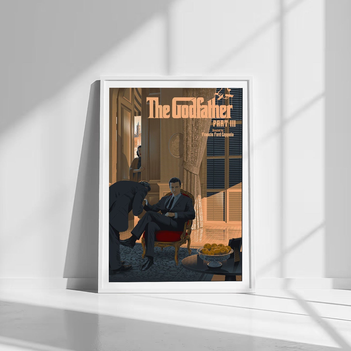 Flex Designs Poster The Godfather Part III Minimalist 8 x 10" Home Goods - Movie 1990 Movie Poster