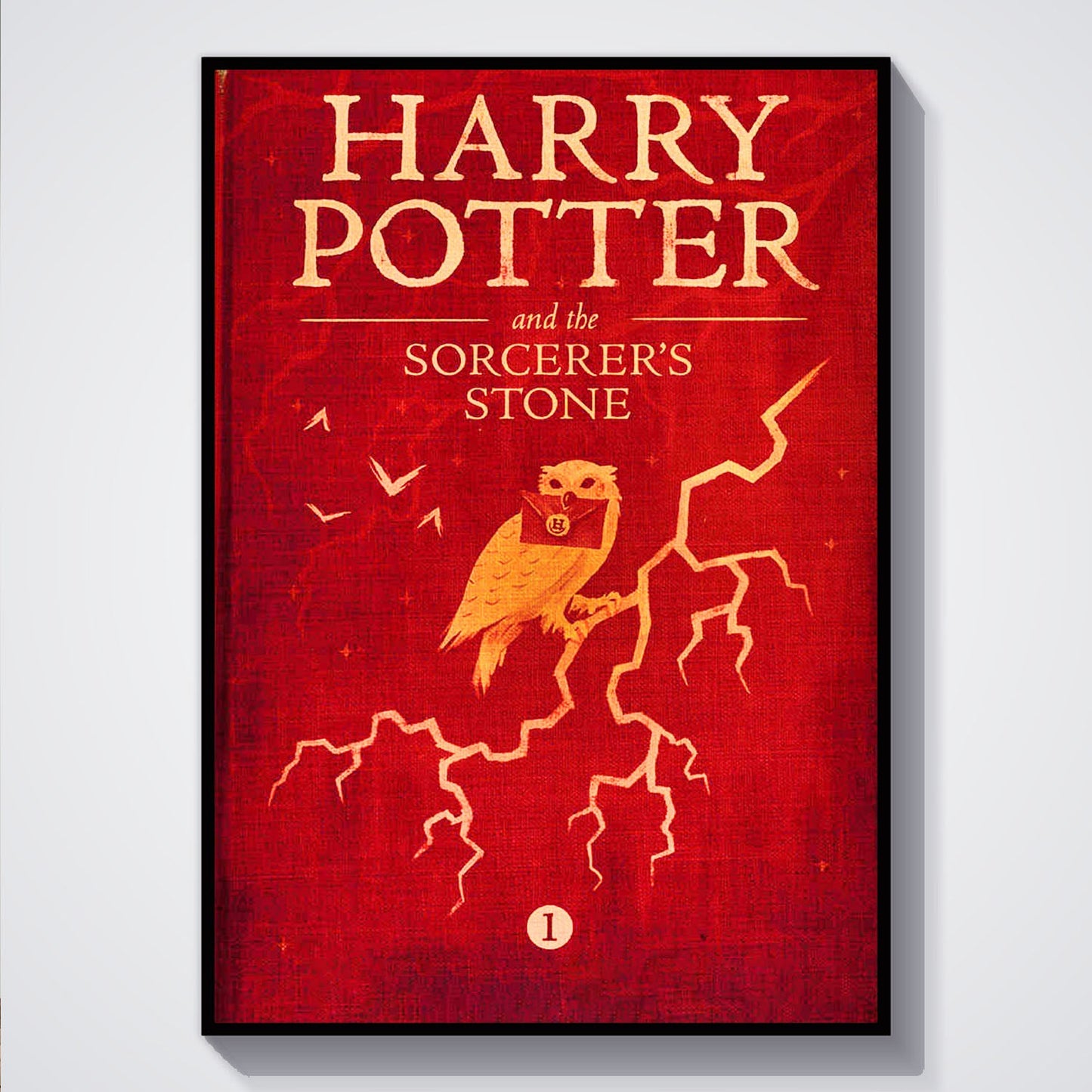 Flex Designs Poster Harry Potter and the Philosophers Stone Bookcover 5 x 7" Home Goods - Movie 2001 Movie Poster