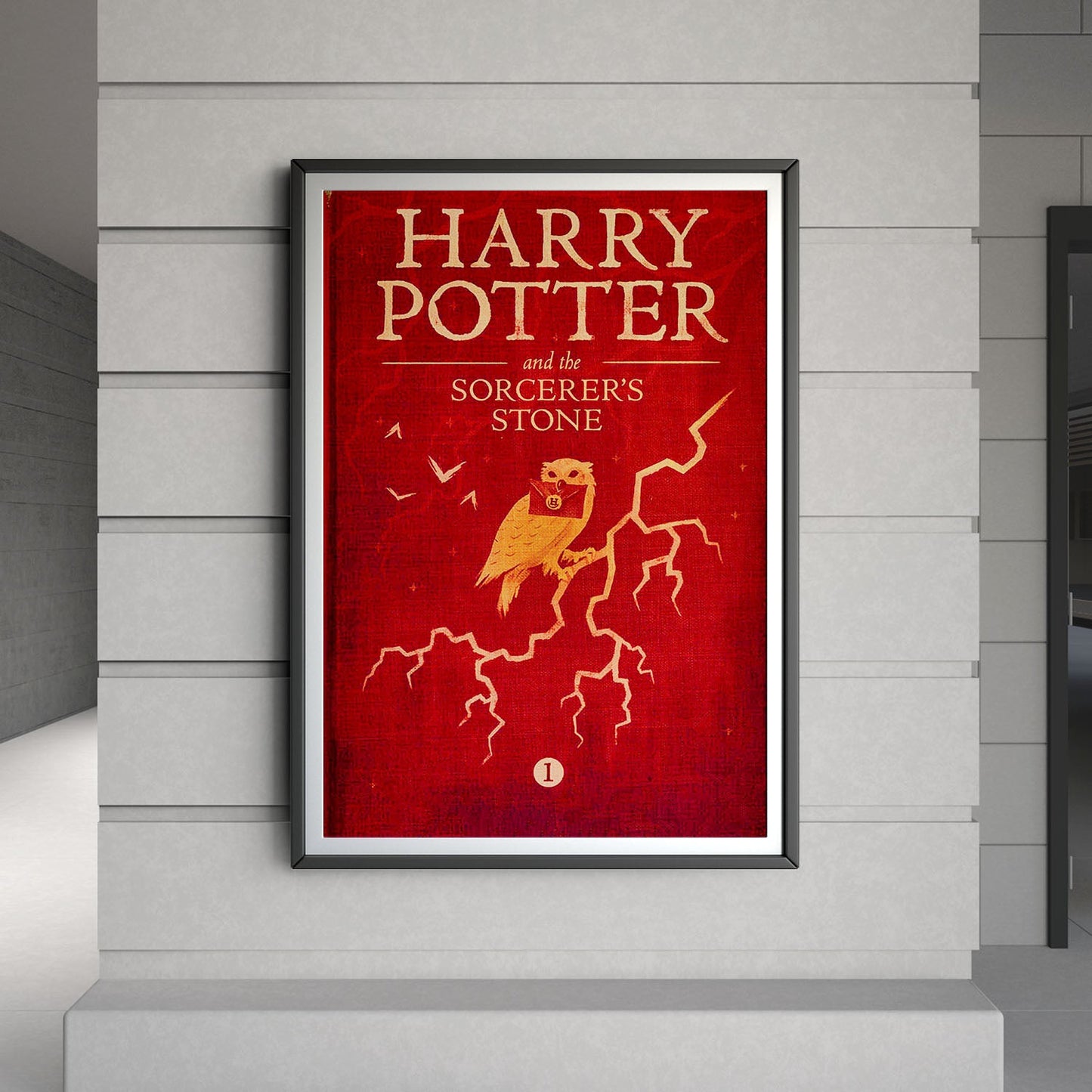 Flex Designs Poster Harry Potter and the Philosophers Stone Bookcover 8 x 10" Home Goods - Movie 2001 Movie Poster