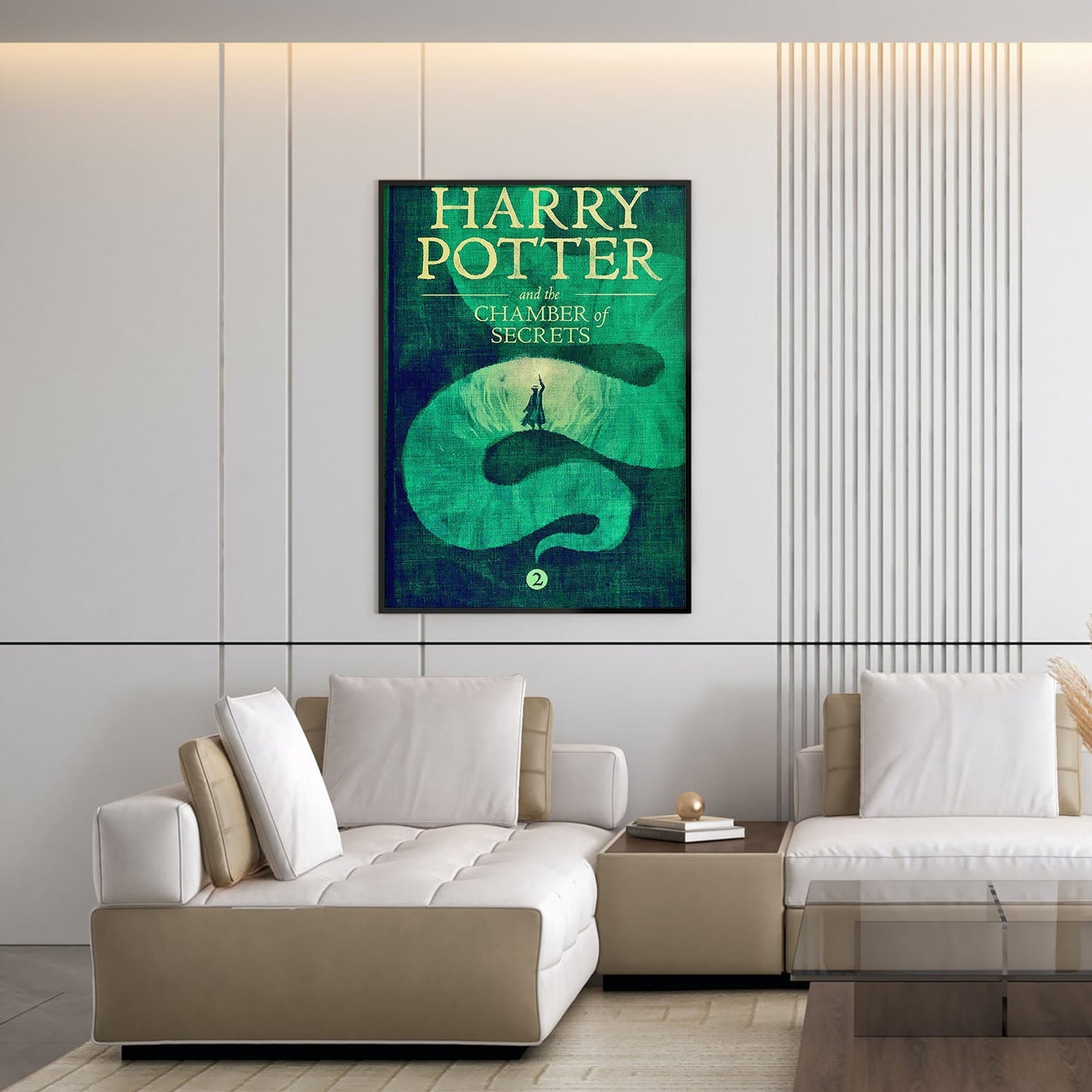 Flex Designs Poster Harry Potter and the Chamber of Secrets Bookcover 5 x 7" Home Goods - Movie 2002 Movie Poster