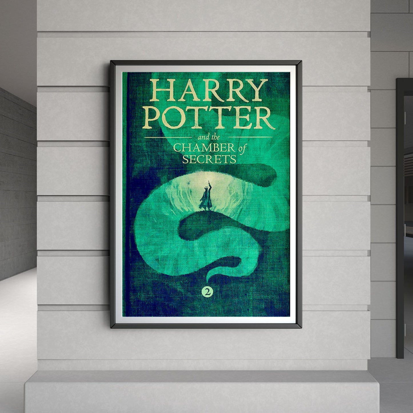Flex Designs Poster Harry Potter and the Chamber of Secrets Bookcover 8 x 10" Home Goods - Movie 2002 Movie Poster