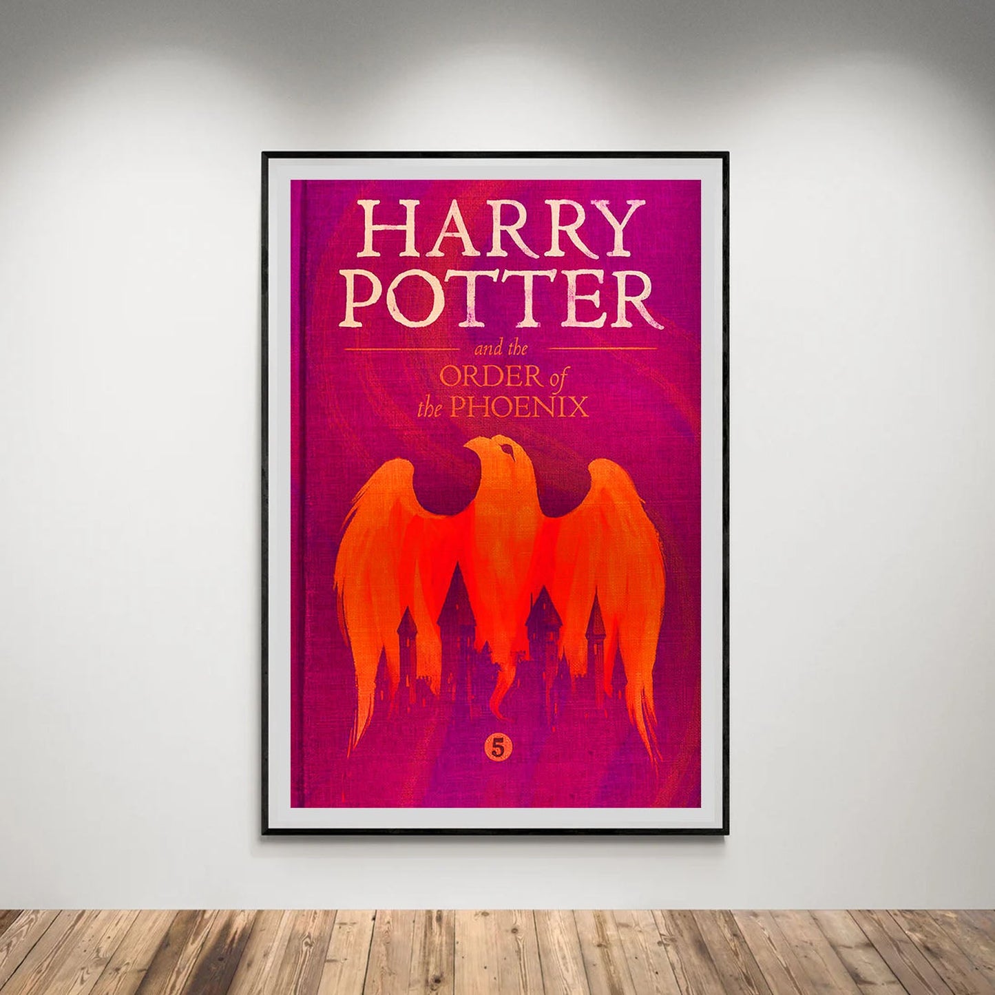 Flex Designs Poster Harry Potter and the Order of the Phoenix Bookcover 5 x 7" Home Goods - Movie 2007 Movie Poster