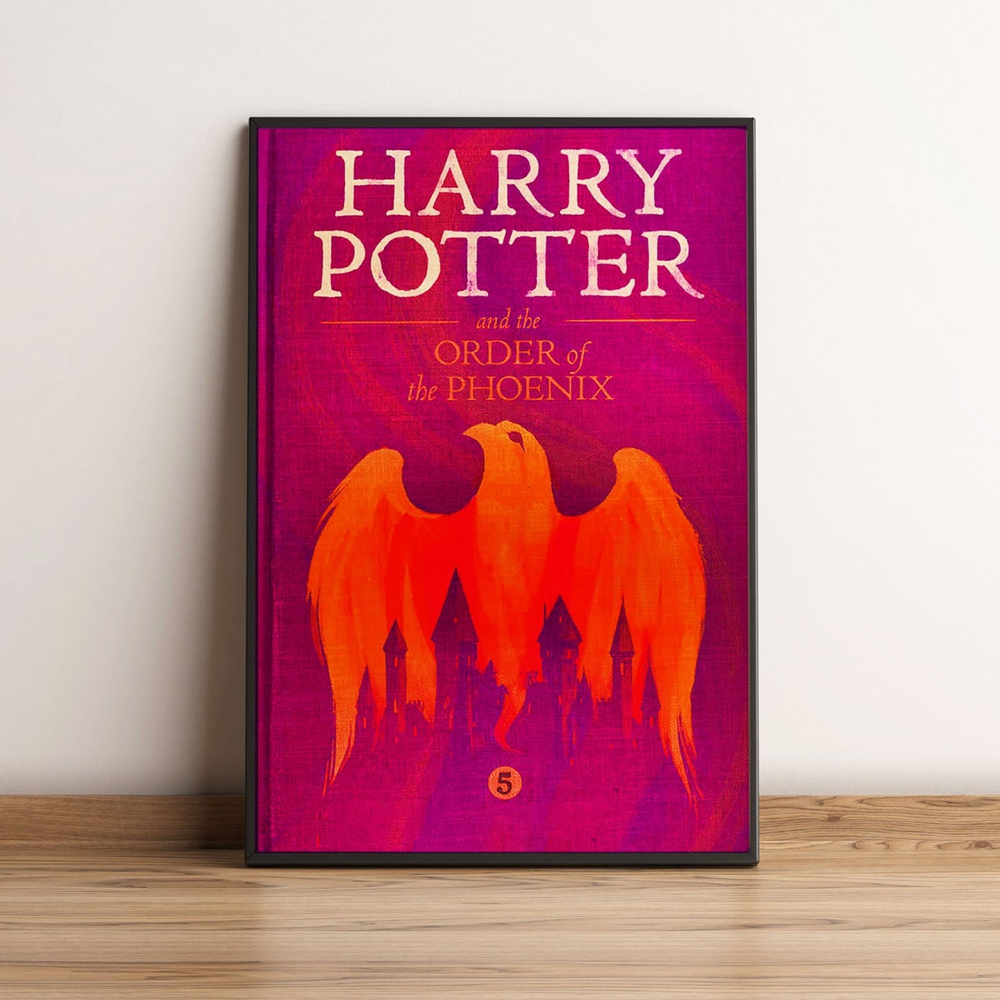 Flex Designs Poster Harry Potter and the Order of the Phoenix Bookcover 5 x 7" Home Goods - Movie 2007 Movie Poster