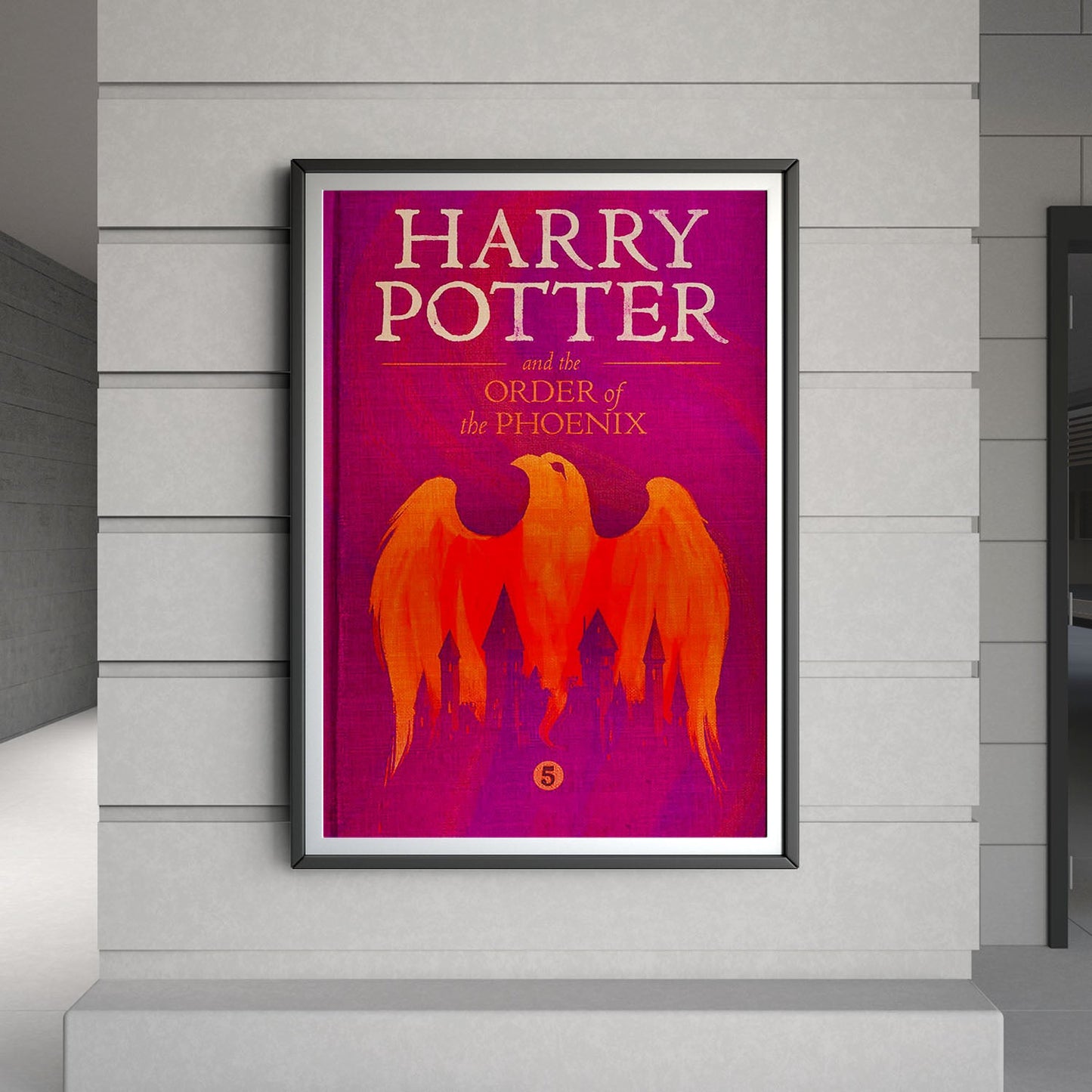 Flex Designs Poster Harry Potter and the Order of the Phoenix Bookcover 8 x 10" Home Goods - Movie 2007 Movie Poster