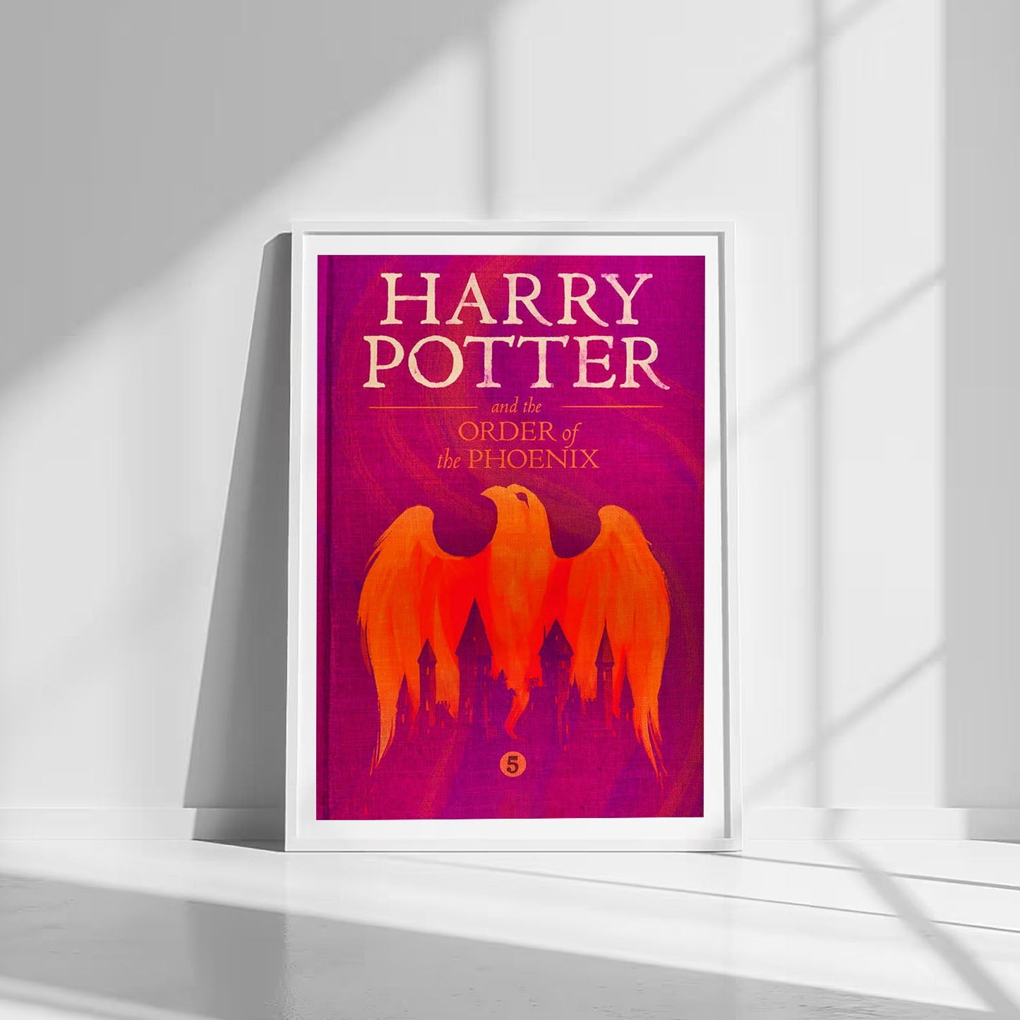 Flex Designs Poster Harry Potter and the Order of the Phoenix Bookcover 8 x 10" Home Goods - Movie 2007 Movie Poster
