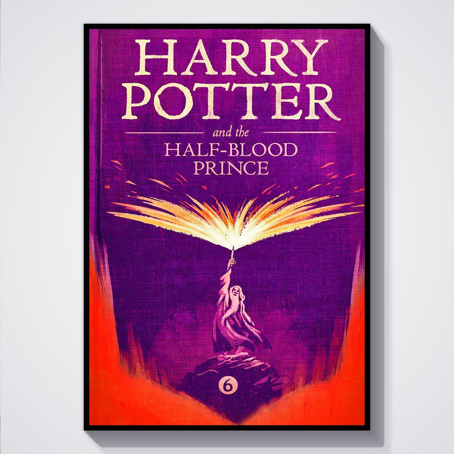 Flex Designs Poster Harry Potter and the Half-Blood Prince Bookcover 5 x 7" Home Goods - Movie 2009 Movie Poster