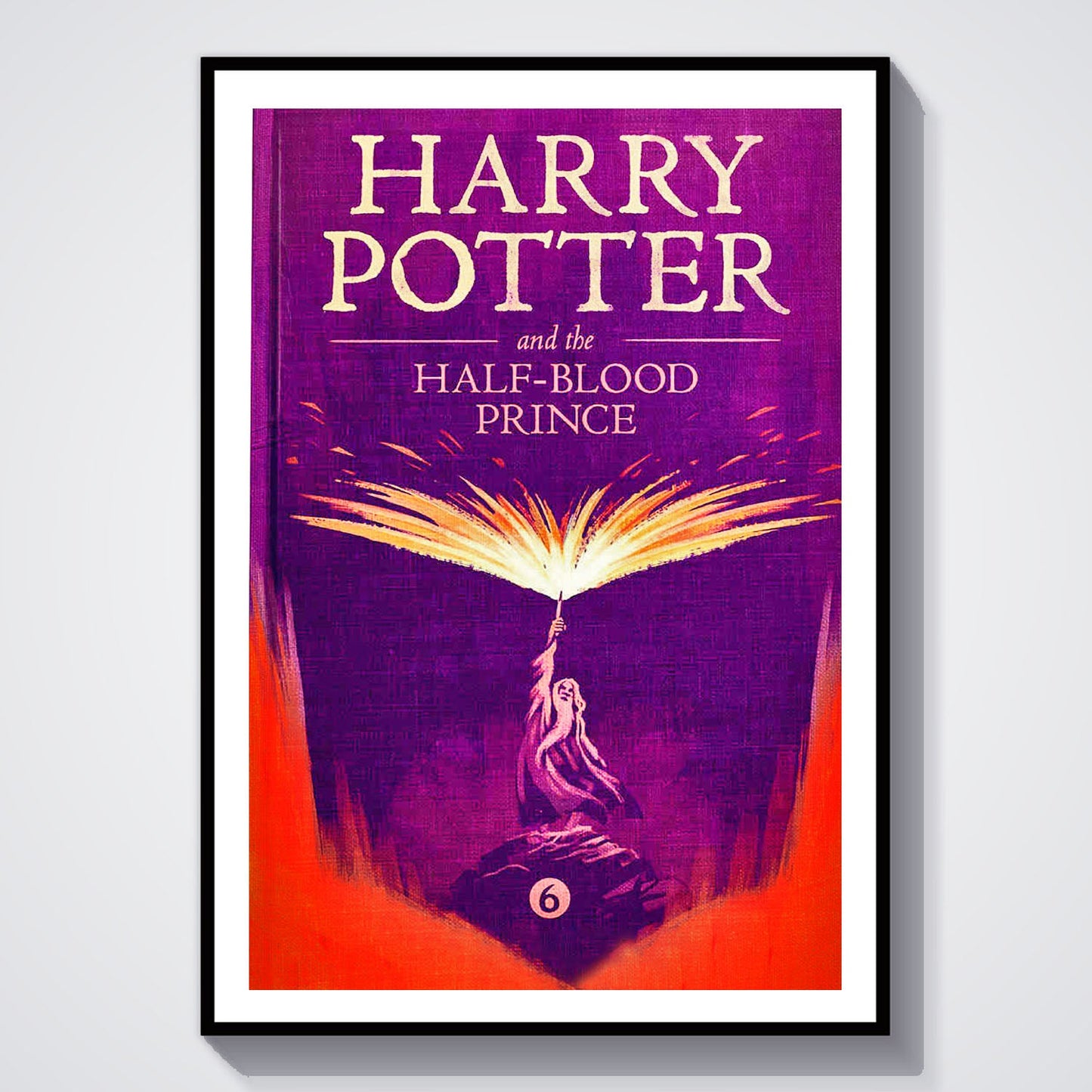 Flex Designs Poster Harry Potter and the Half-Blood Prince Bookcover 8 x 10" Home Goods - Movie 2009 Movie Poster