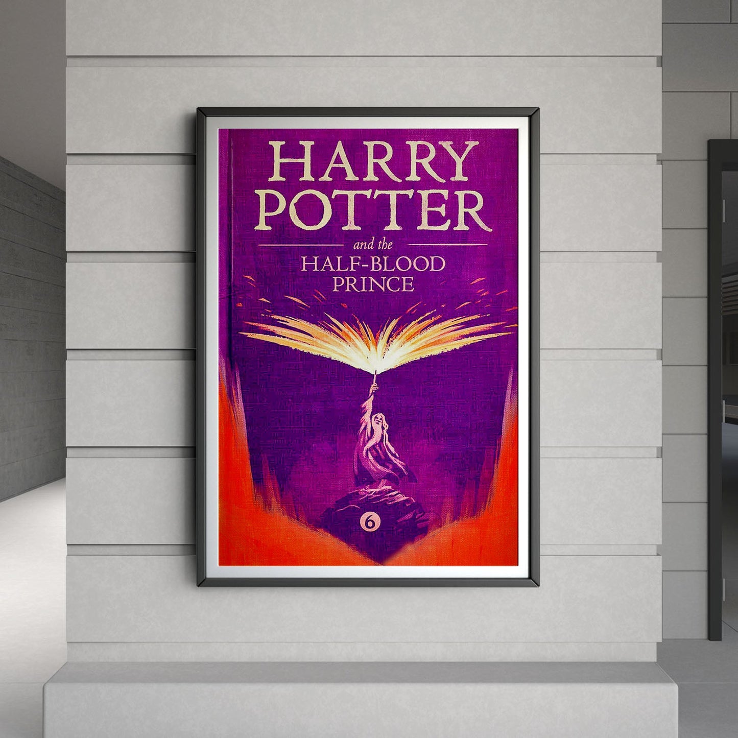 Flex Designs Poster Harry Potter and the Half-Blood Prince Bookcover 8 x 10" Home Goods - Movie 2009 Movie Poster
