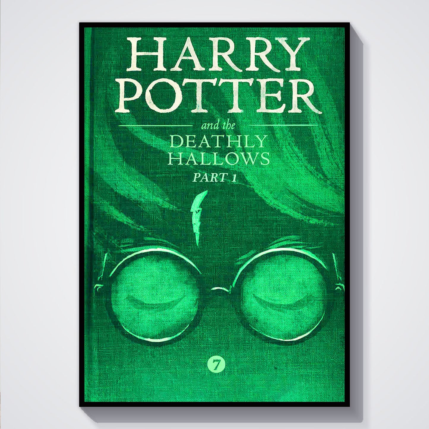 Flex Designs Poster Harry Potter and the Deathly Hallows Part 1 Bookcover 5 x 7" Home Goods - Movie 2010 Movie Poster