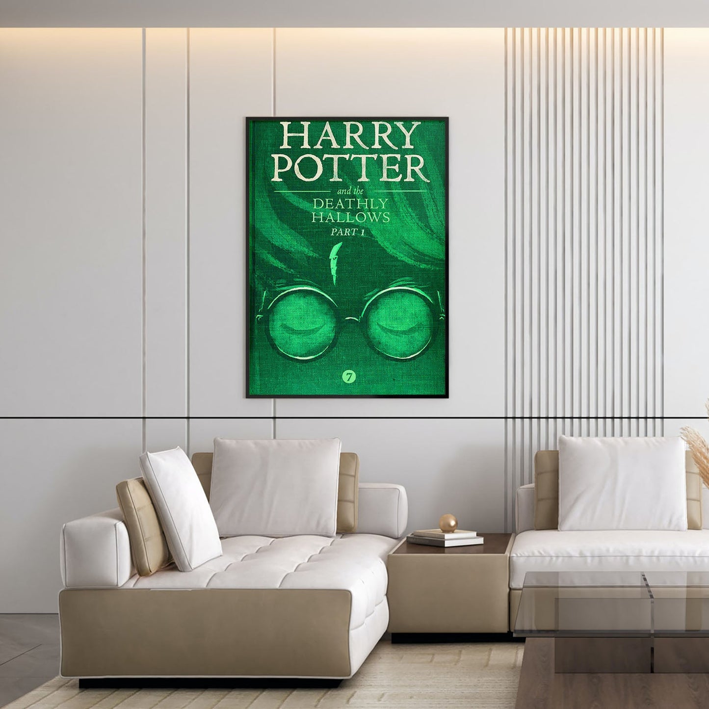 Flex Designs Poster Harry Potter and the Deathly Hallows Part 1 Bookcover 5 x 7" Home Goods - Movie 2010 Movie Poster
