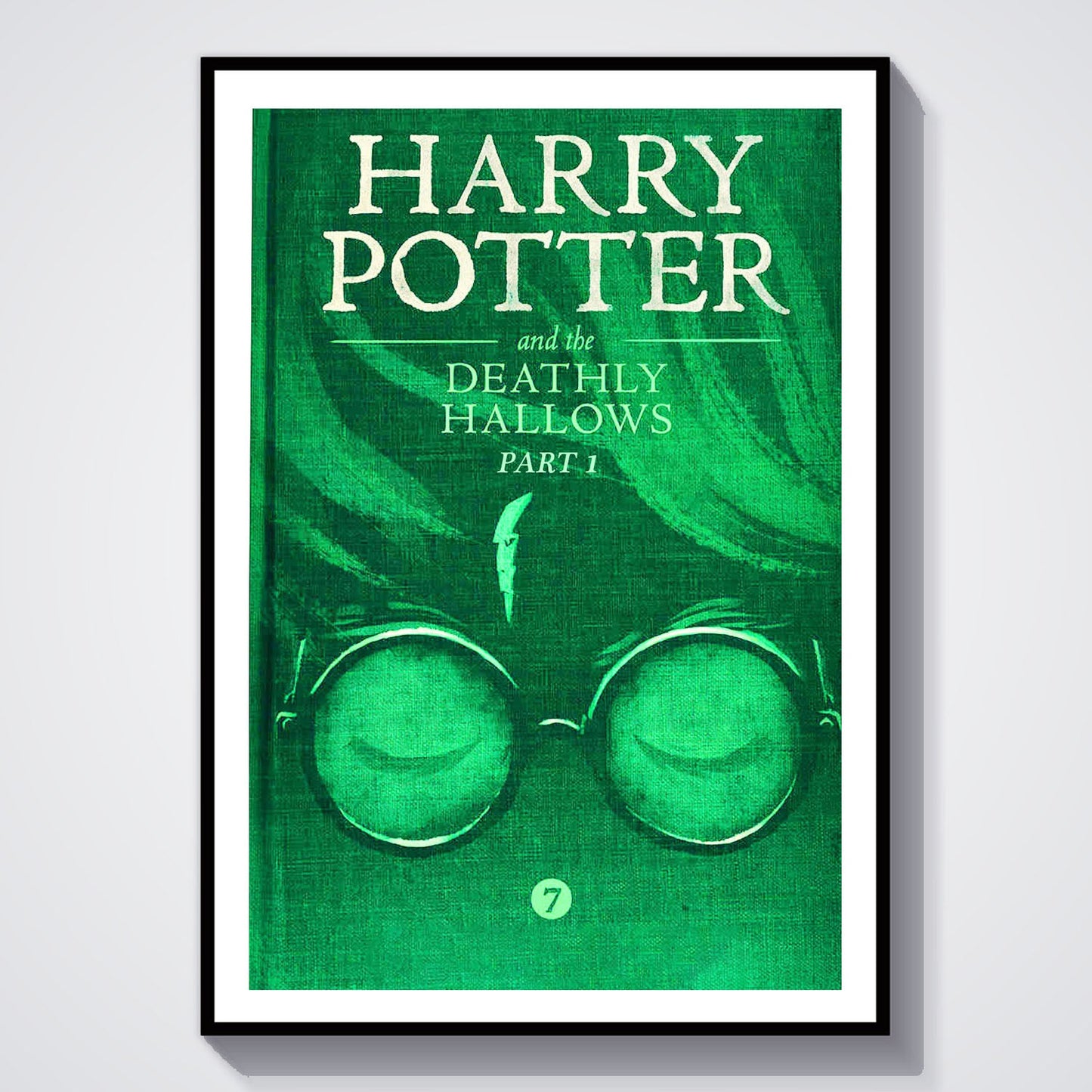 Flex Designs Poster Harry Potter and the Deathly Hallows Part 1 Bookcover 8 x 10" Home Goods - Movie 2010 Movie Poster